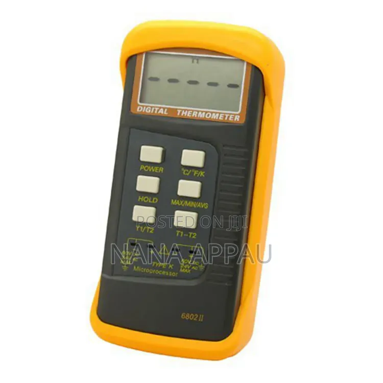 Dual-Input Type-K Digital Thermometer