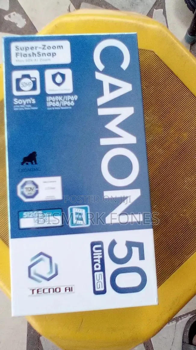 New Tecno Camon 50 Ultra 512 GB Black