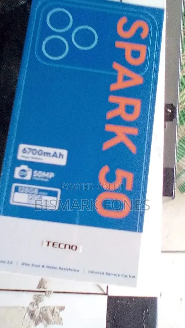 New Tecno Spark 50 128 GB Black
