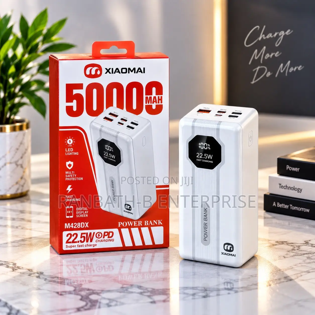 XIAOMAI 50000mAh 22.5W Power Bank – Your Everyday Power Solution