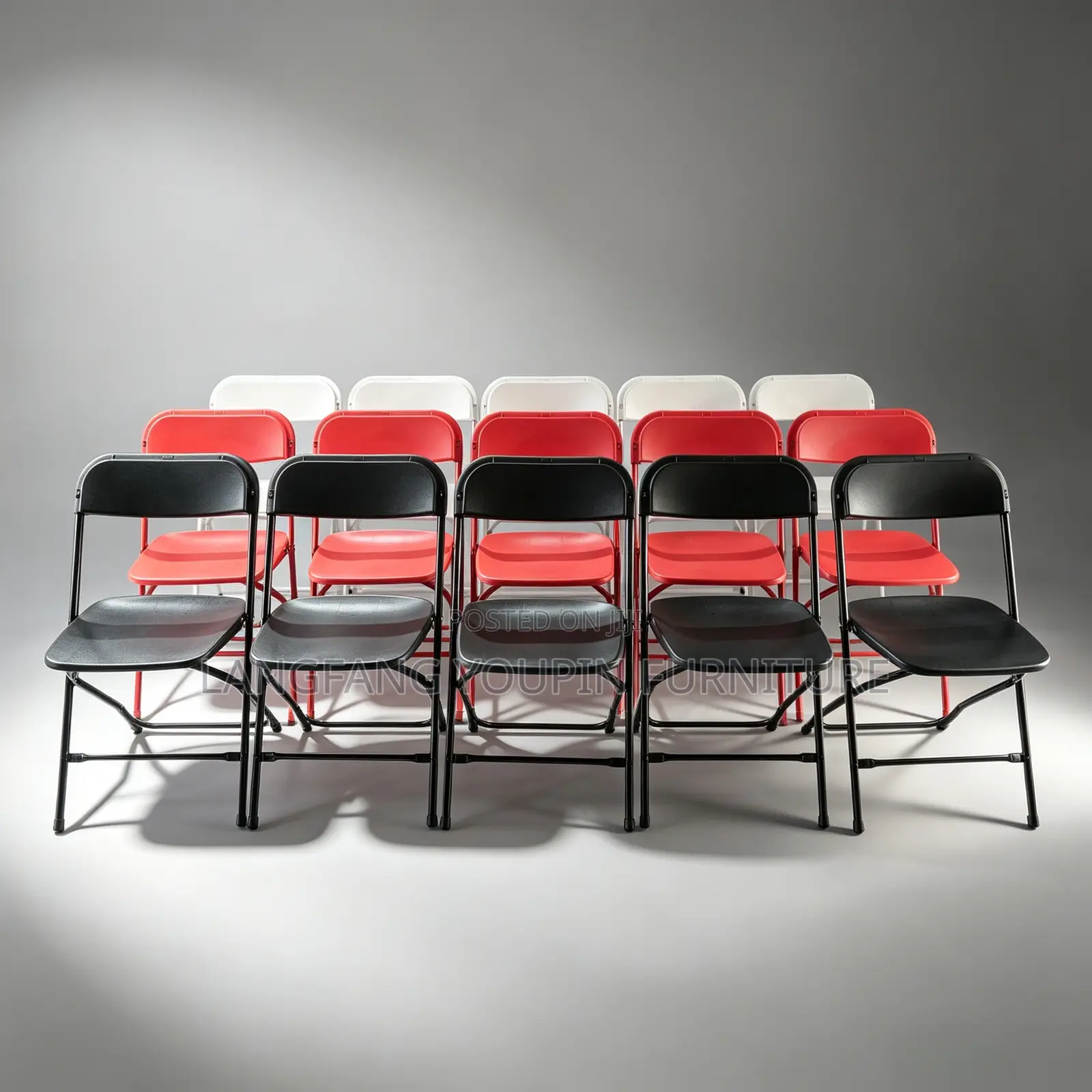 Ghana Stock! Brand New Heavy Duty Plastic Folding Chairs
