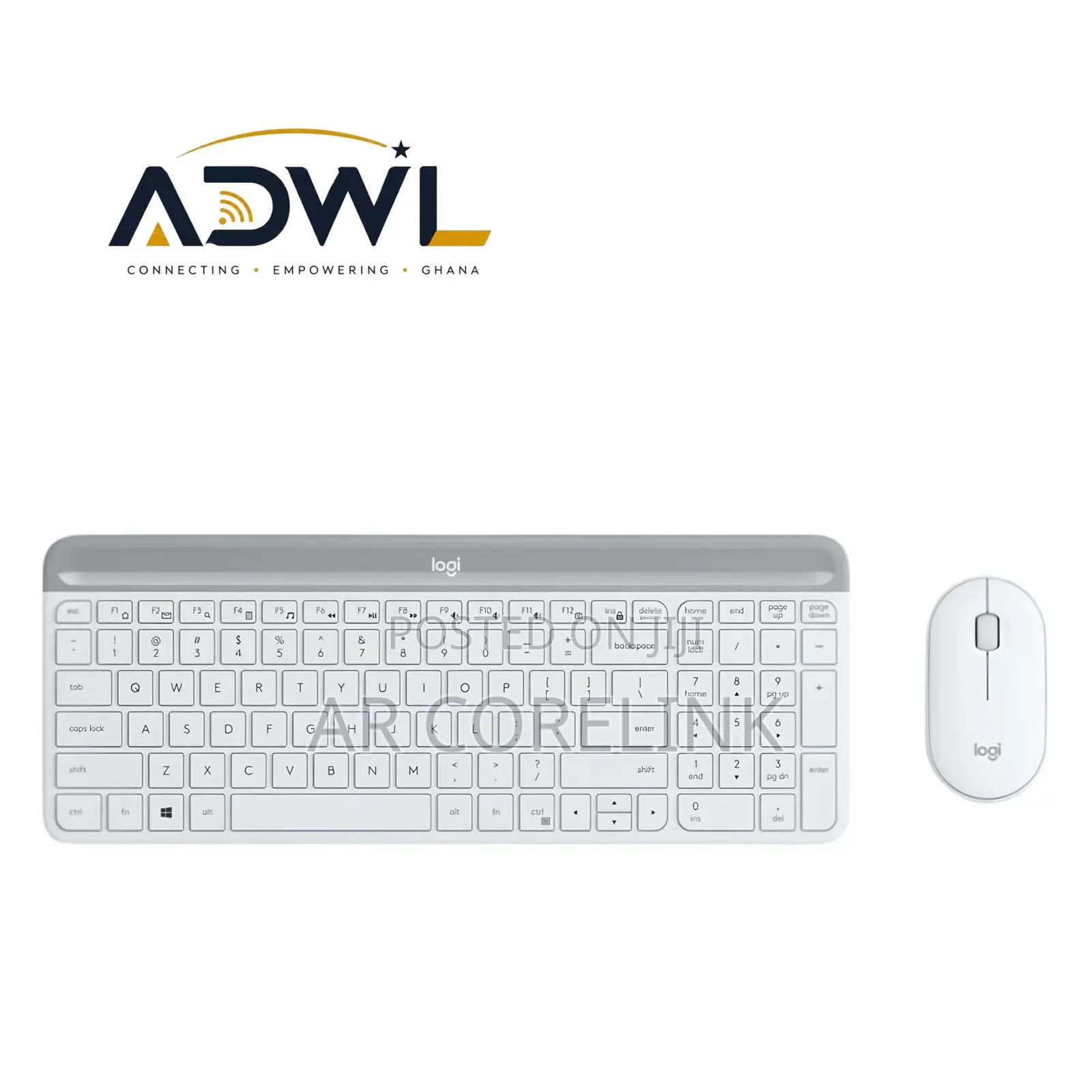 Logitech Mk470 Slim Wireless Combo-Off White
