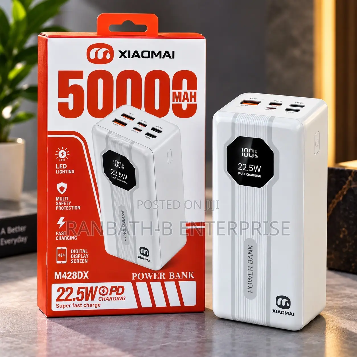 XIAOMAI 50000mAh 22.5W Power Bank – Your Ultimate Portable Charger