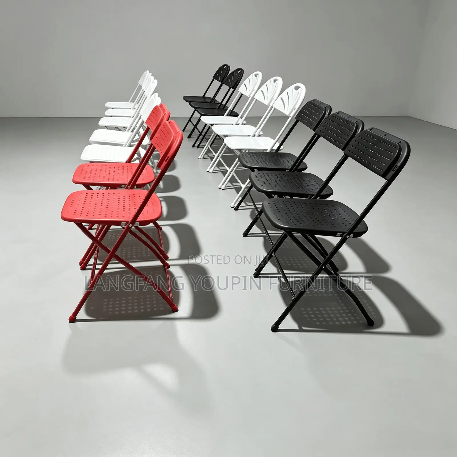 Affordable Heavy-Duty Folding Plastic Chairs | Bulk for Ghana Market
