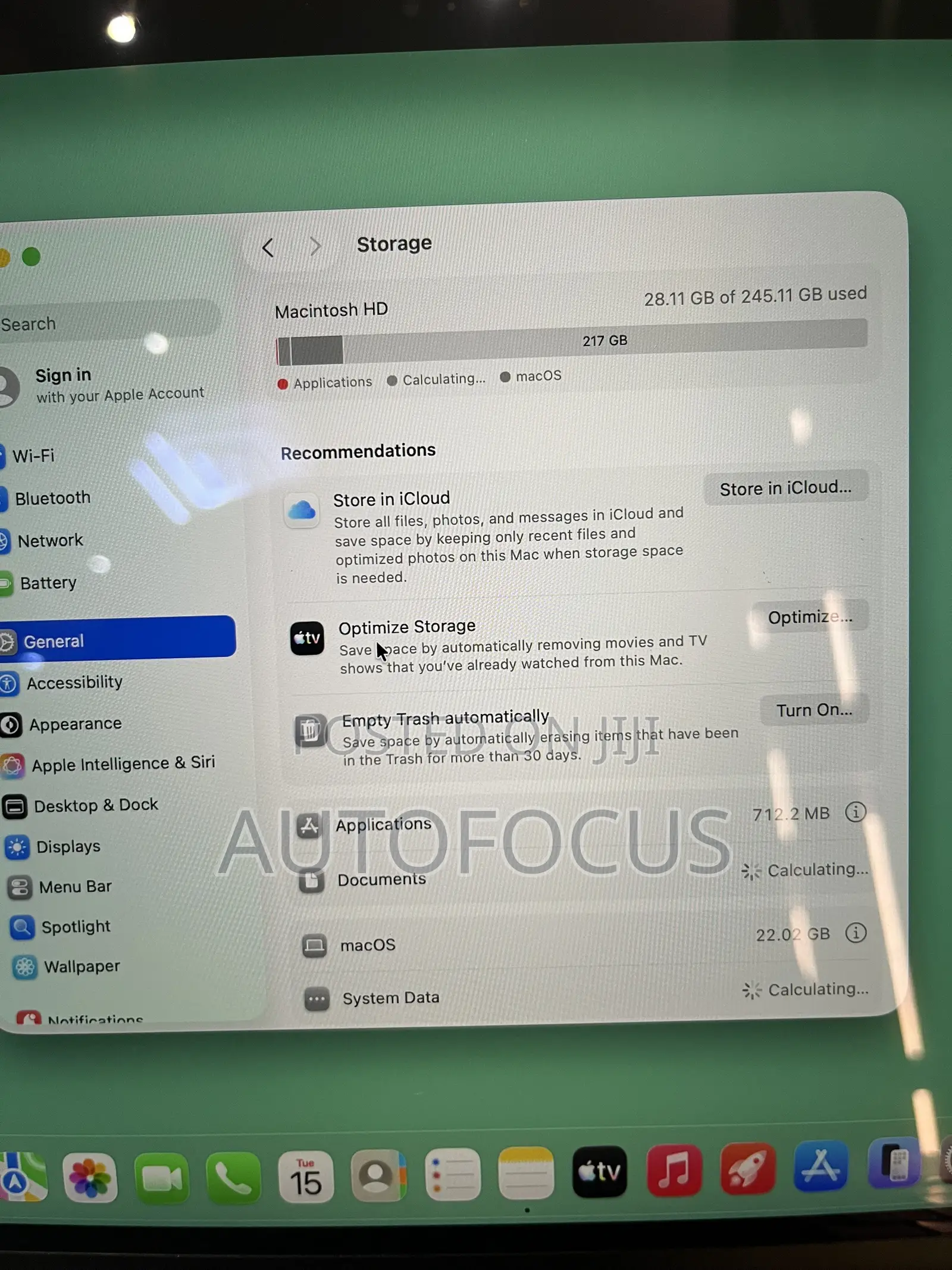 Laptop Apple MacBook Pro 2020 M1 8GB Apple M1 Pro SSD 256GB