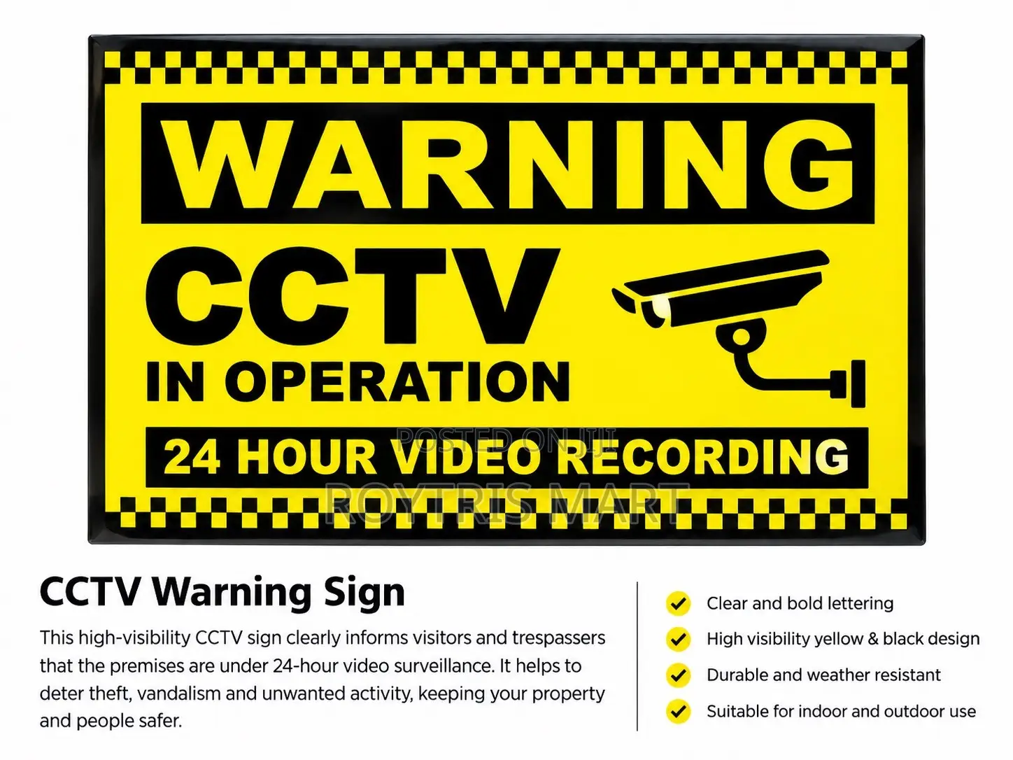CCTV Warning Signage