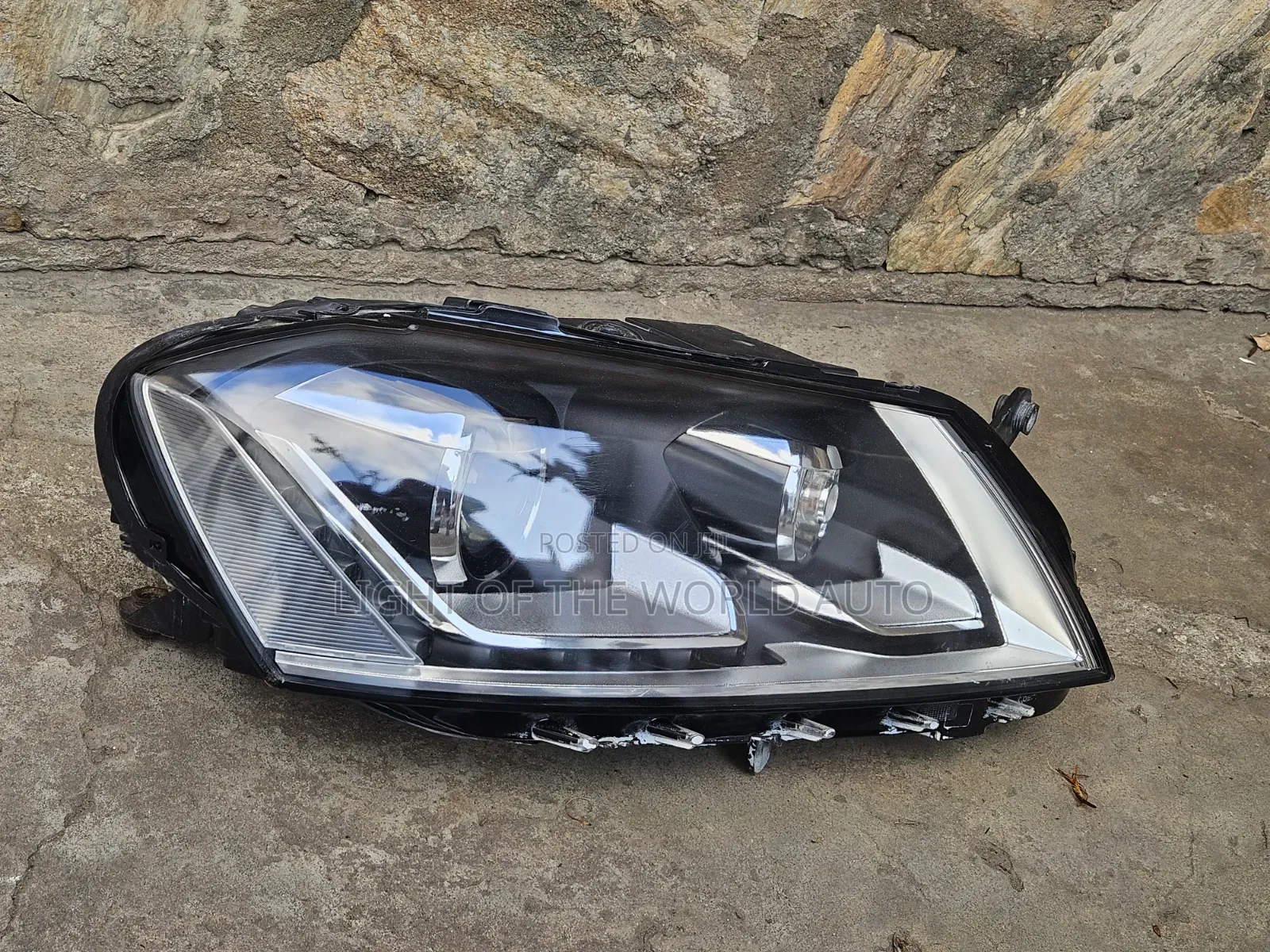 Vw Passat B7 Headlight Led Right Side