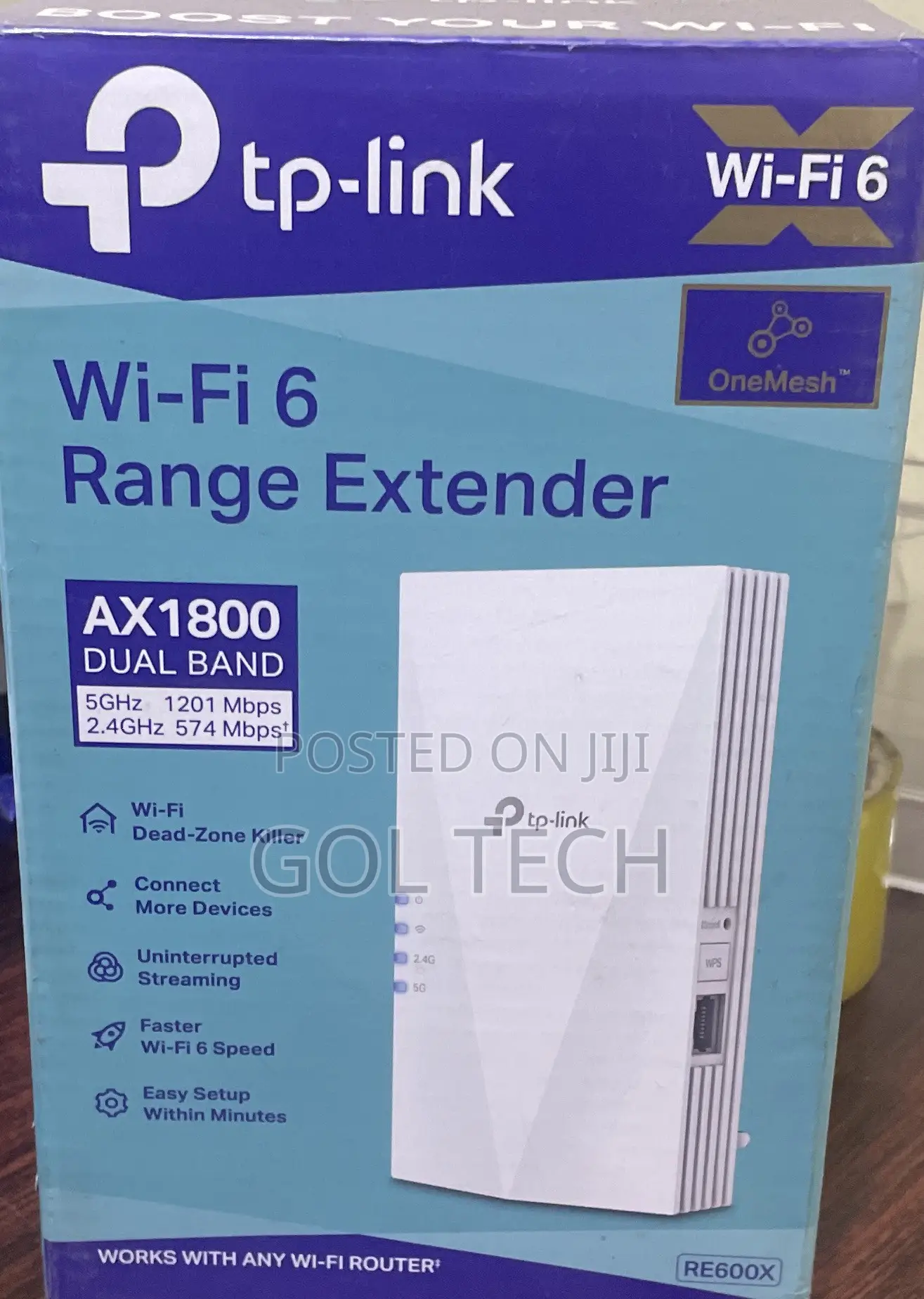 Tp Link WiFi 6 Range Extender AX 1800 Dual Band
