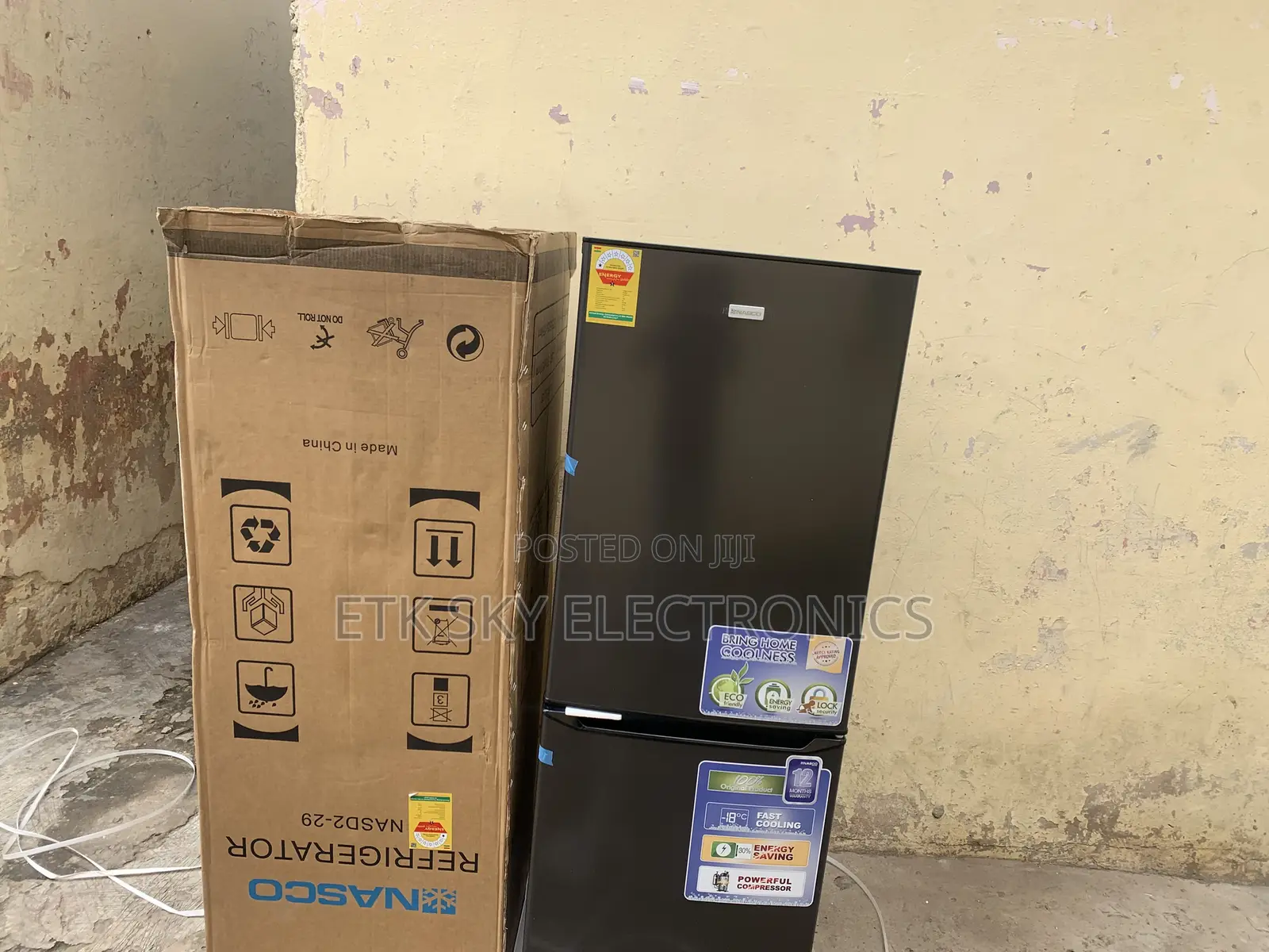 Correctly Made Nasco 207litres Double Door Fridge