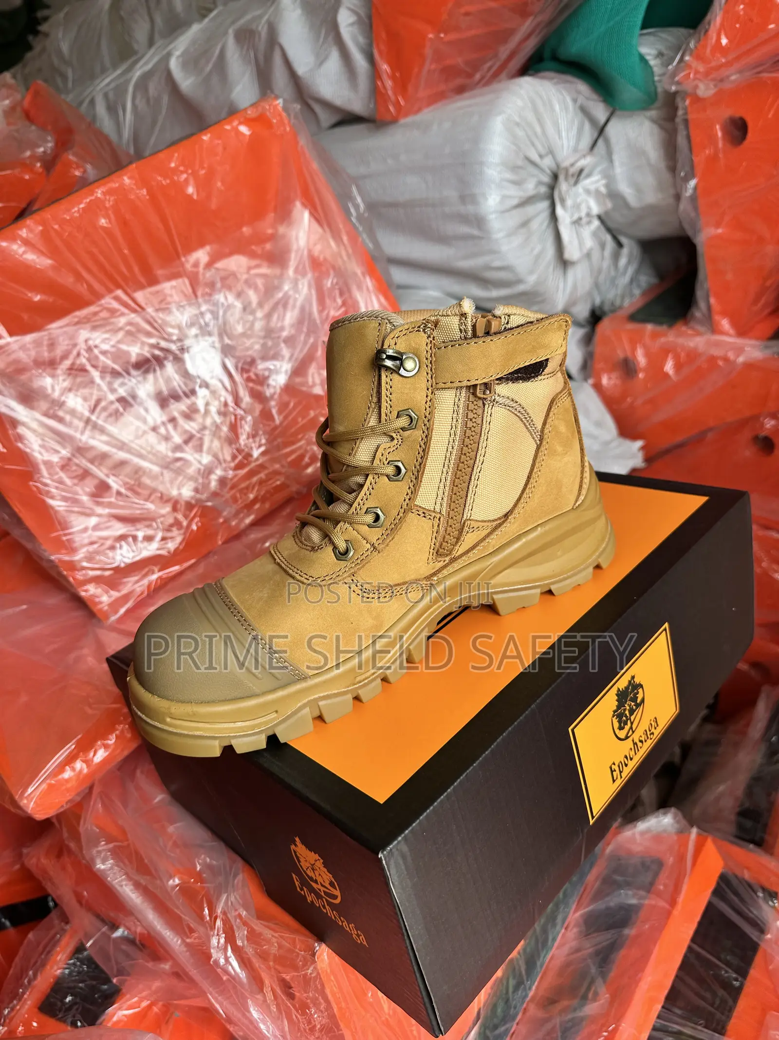 Khaki Industrial Safety Work Boot