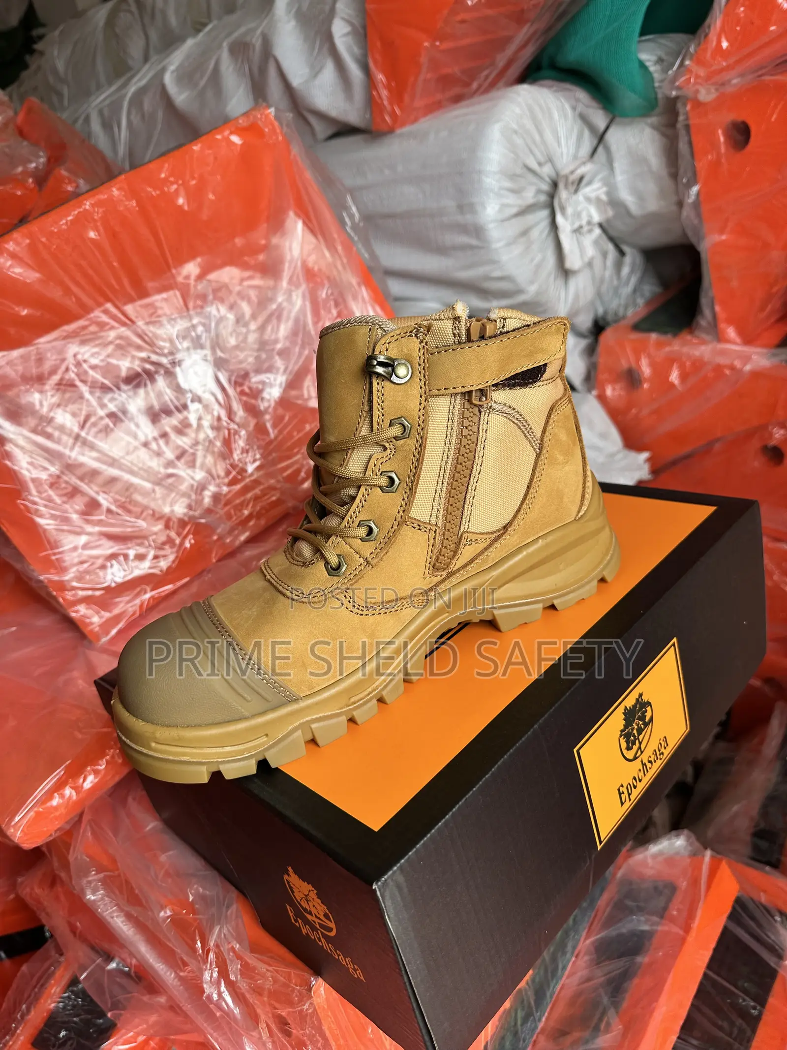 Khaki Industrial Safety Work Boot