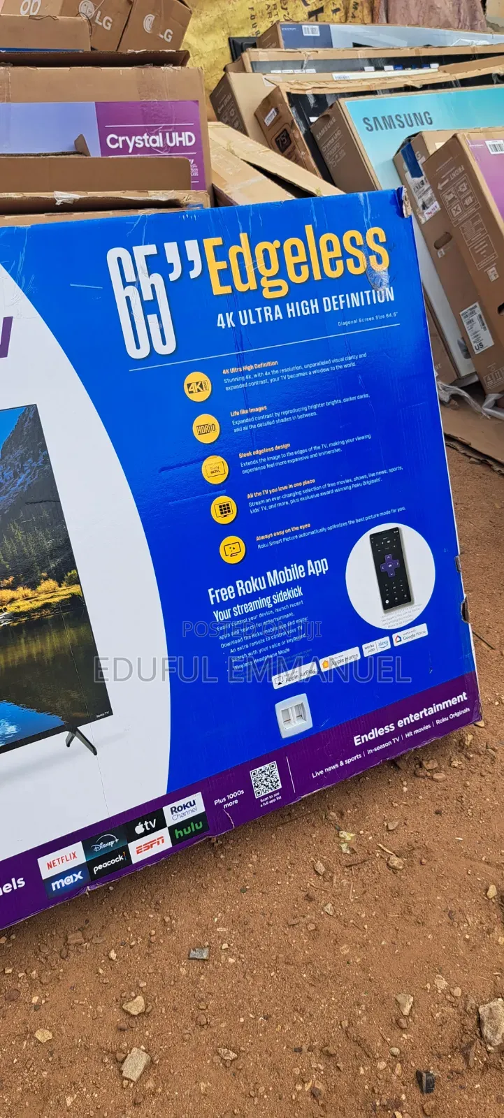 WESTINGHOUSE 65" UHD Smart Google TV Alexa Apple Airplay Netflix