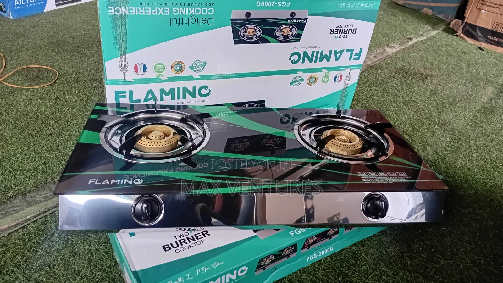 Flamino 2 Burners Gas Cooker – Strong Reliable Cooking