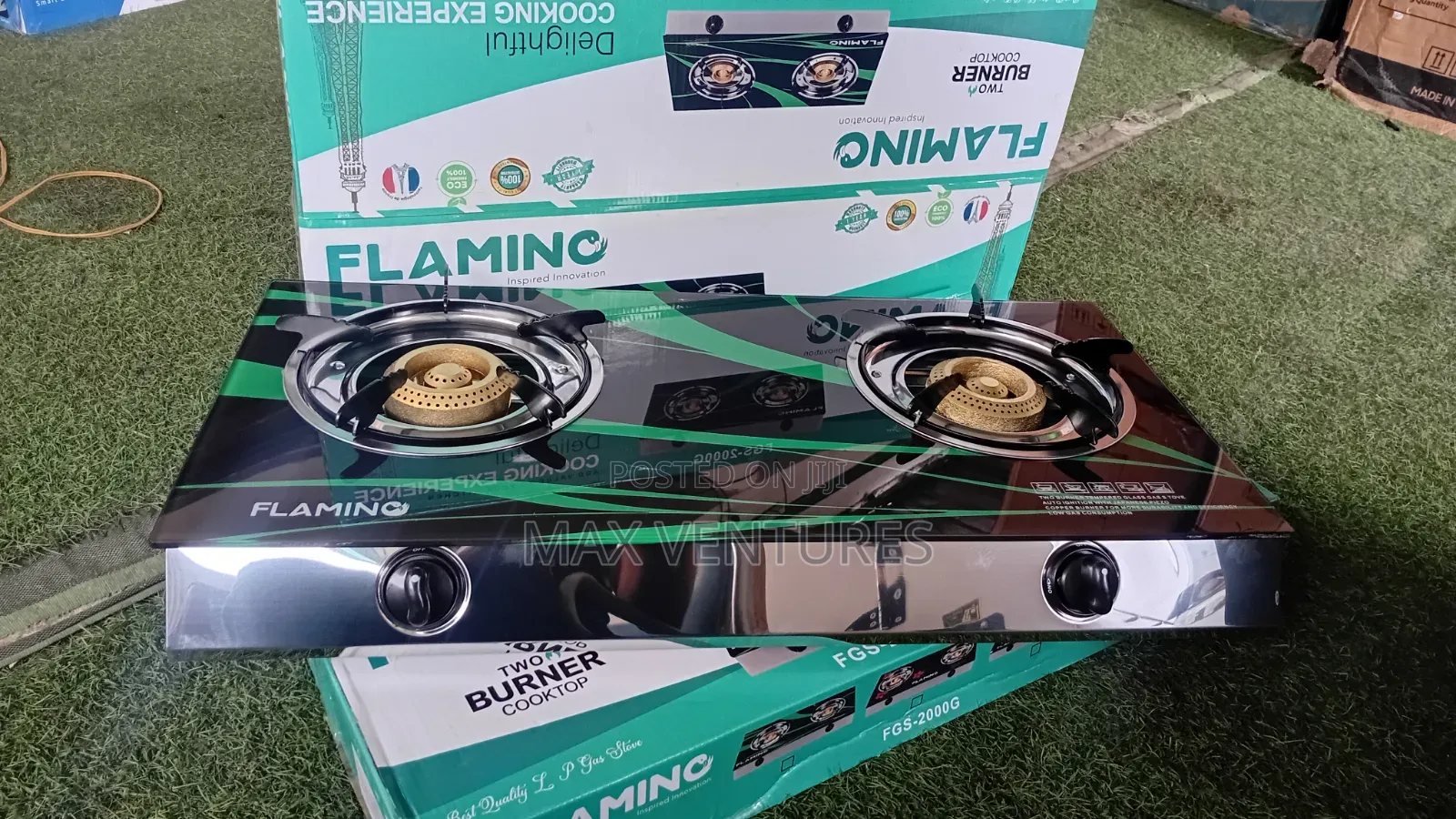 Flamino 2 Burners Gas Cooker – Strong Reliable Cooking