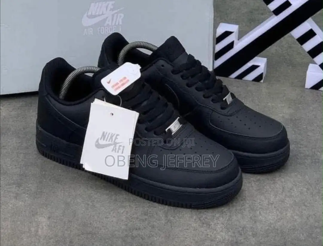 Original Kids Nike Airforce 1 All Black