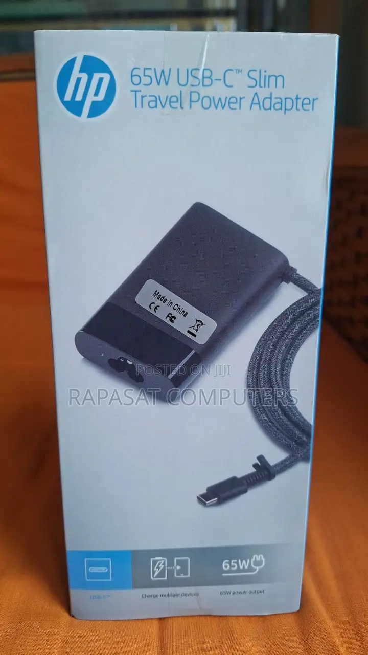 HP 65w USB-C Slim Travel Power Adapter
