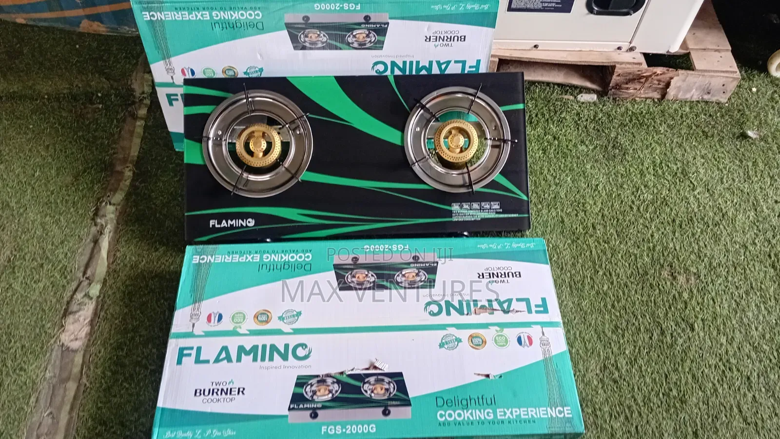 Flamino 2 Burners Gas Cooker – Neat Modern Design
