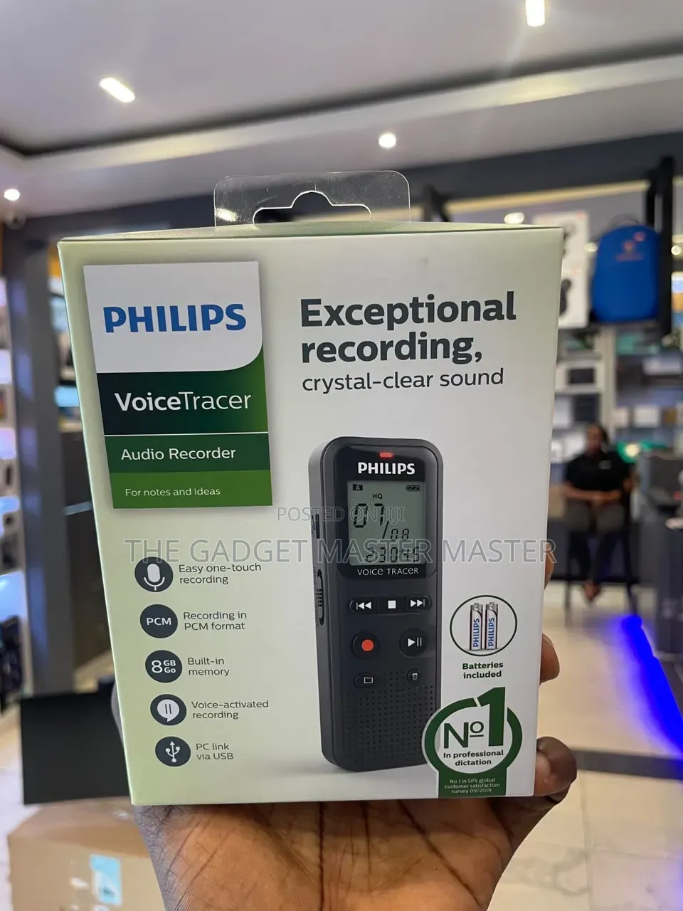 Philips DVT1160 VoiceTracer Audio Recorder