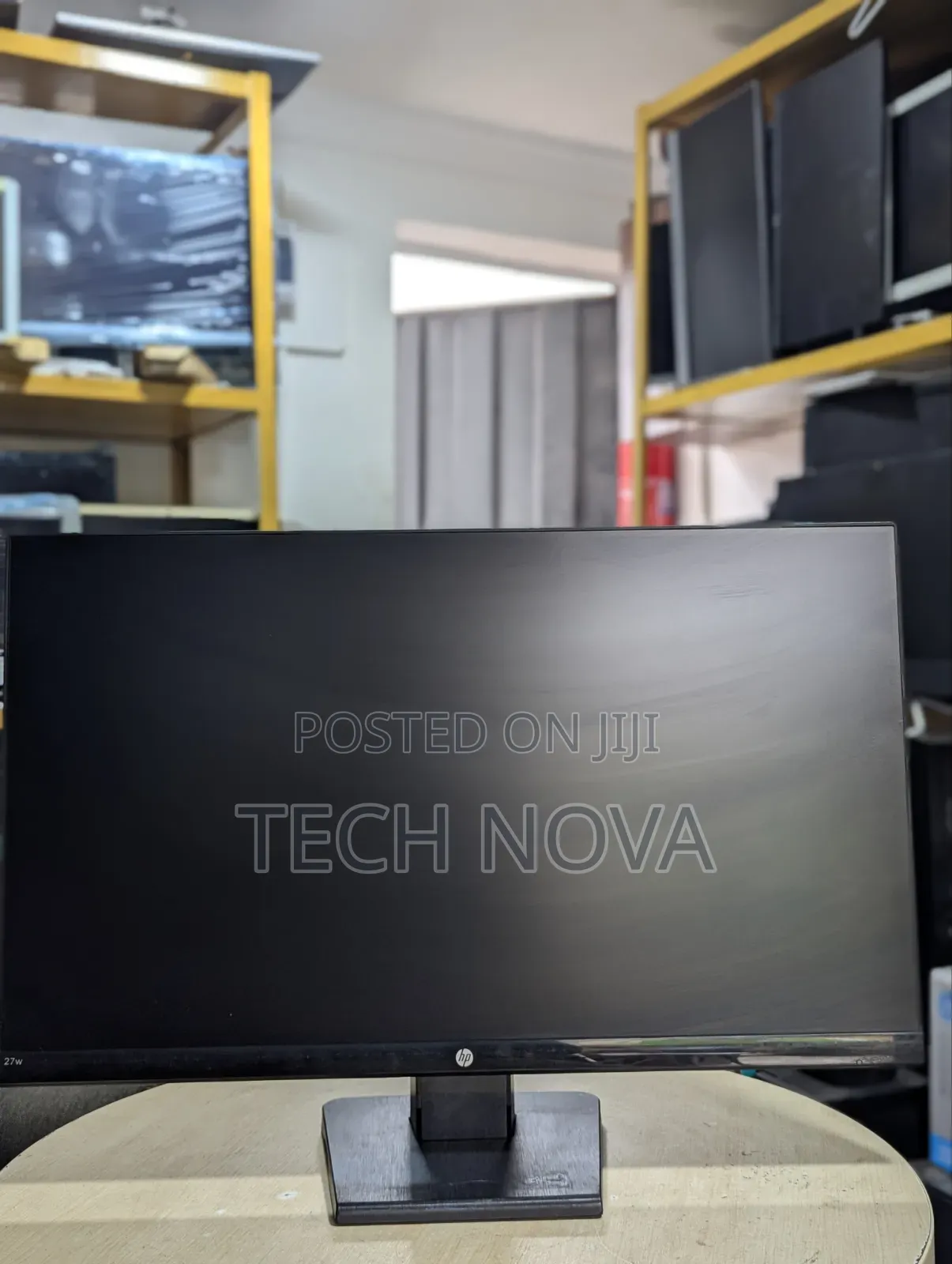 HP 27W Display Monitor LED,FHD, 27 Inches,IPS, 1 HDMI, 1 VGA