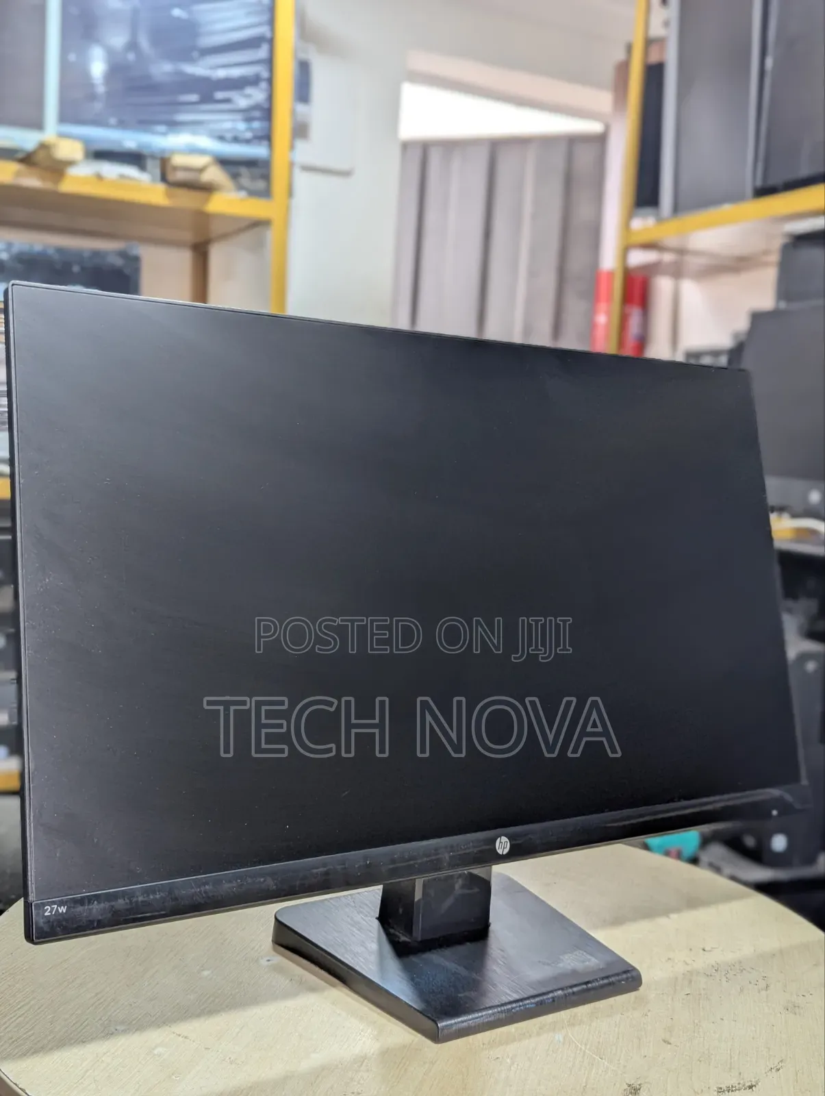 HP 27W Display Monitor LED,FHD, 27 Inches,IPS, 1 HDMI, 1 VGA