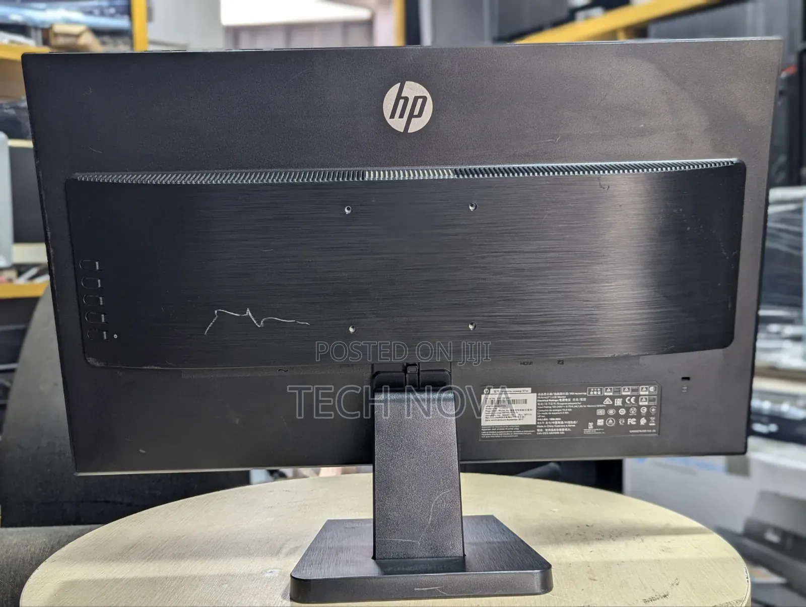 HP 27W Display Monitor LED,FHD, 27 Inches,IPS, 1 HDMI, 1 VGA