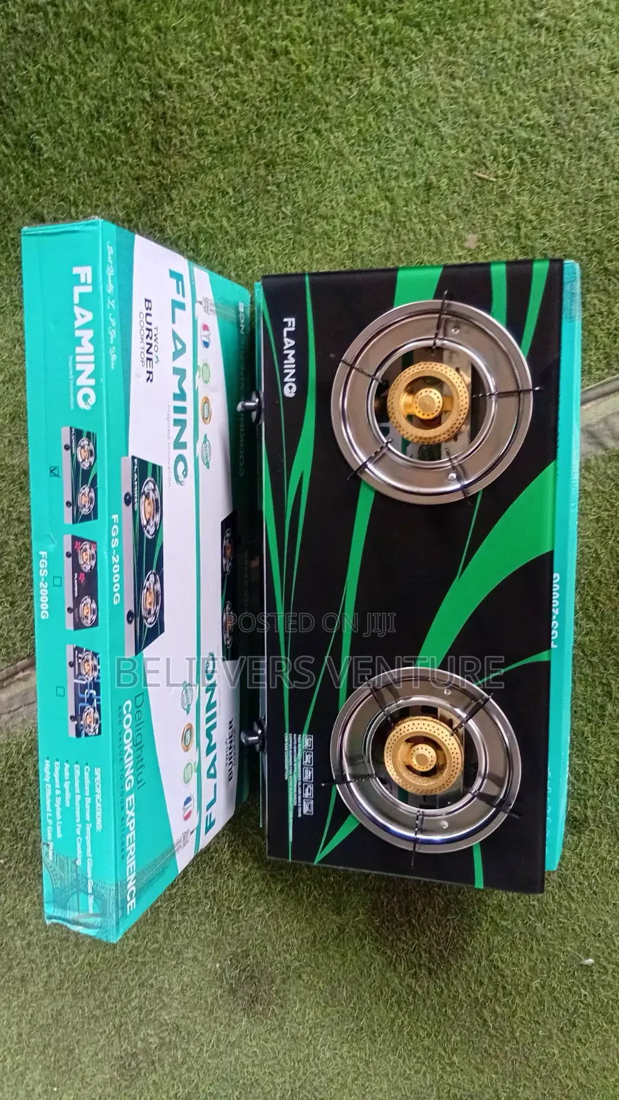 Flamino 2-Burner Gas Cooker – Cook Fast, Cook Easy