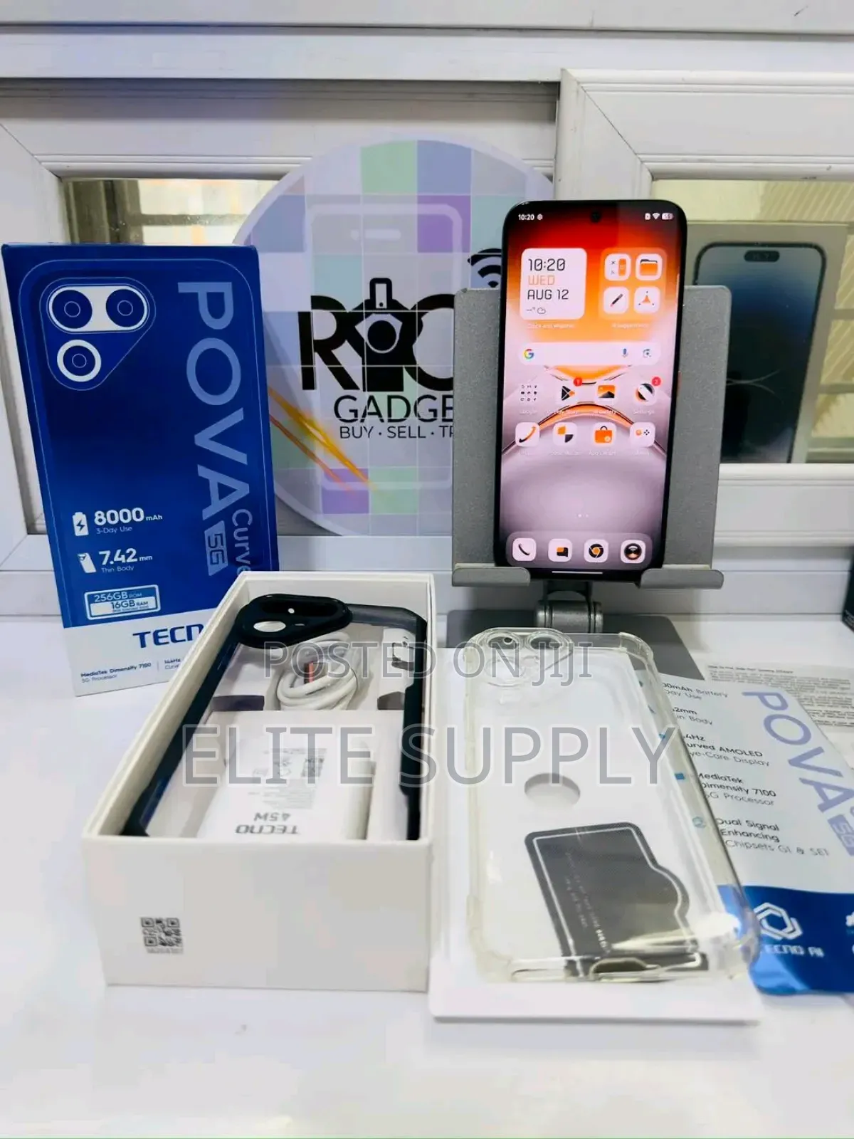 New Tecno Pova Curve 2 5G 256 GB Silver