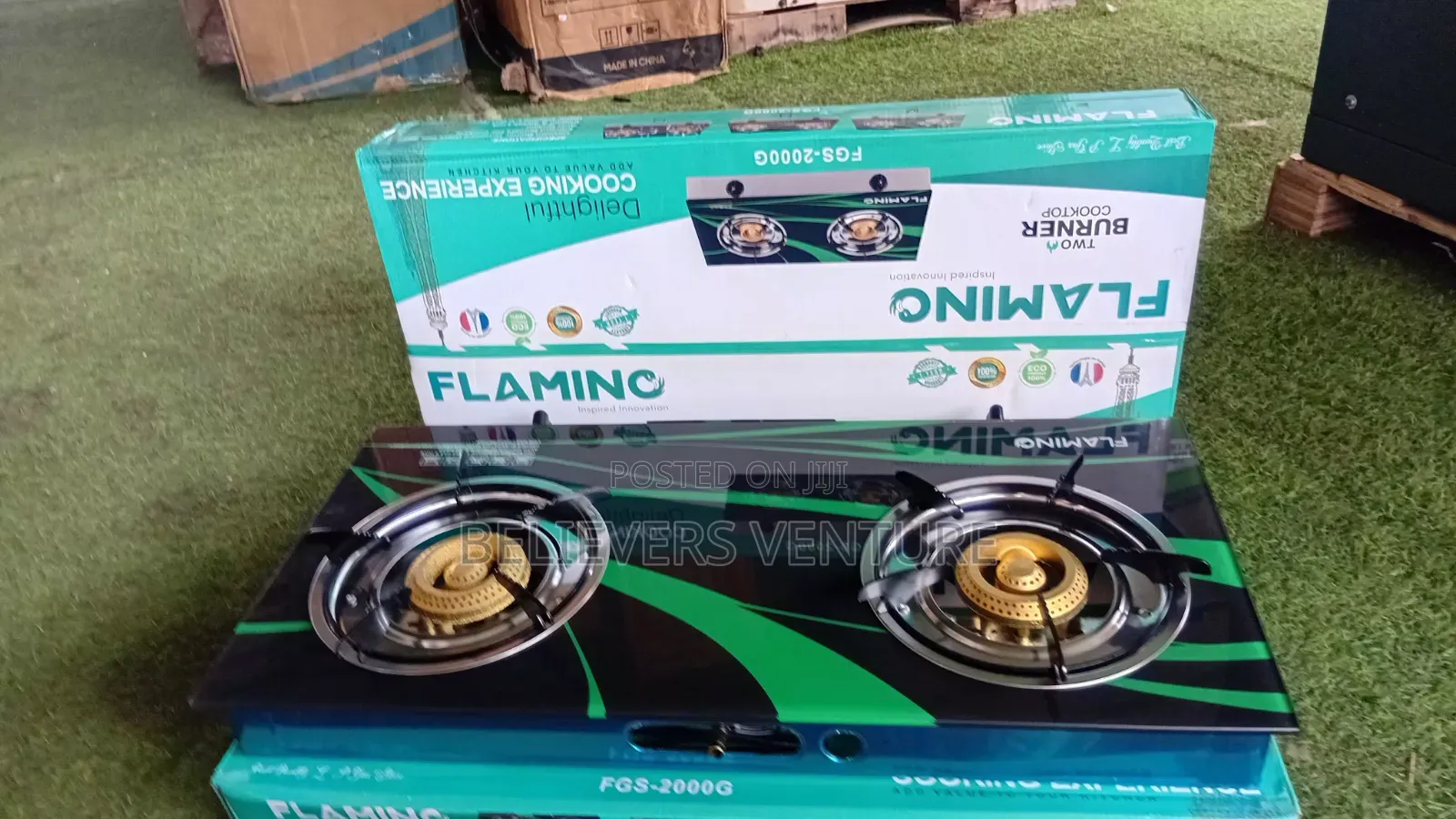 Flamino 2-Burner Gas Cooker – Perfect for Everyday Cooking