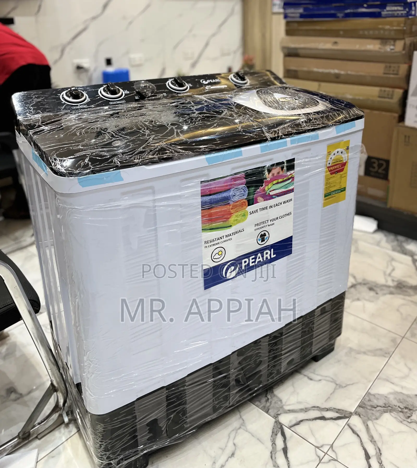Extremely Classic Pearl 15kg Semi-Automatic Washing Machine(Spin Dry)