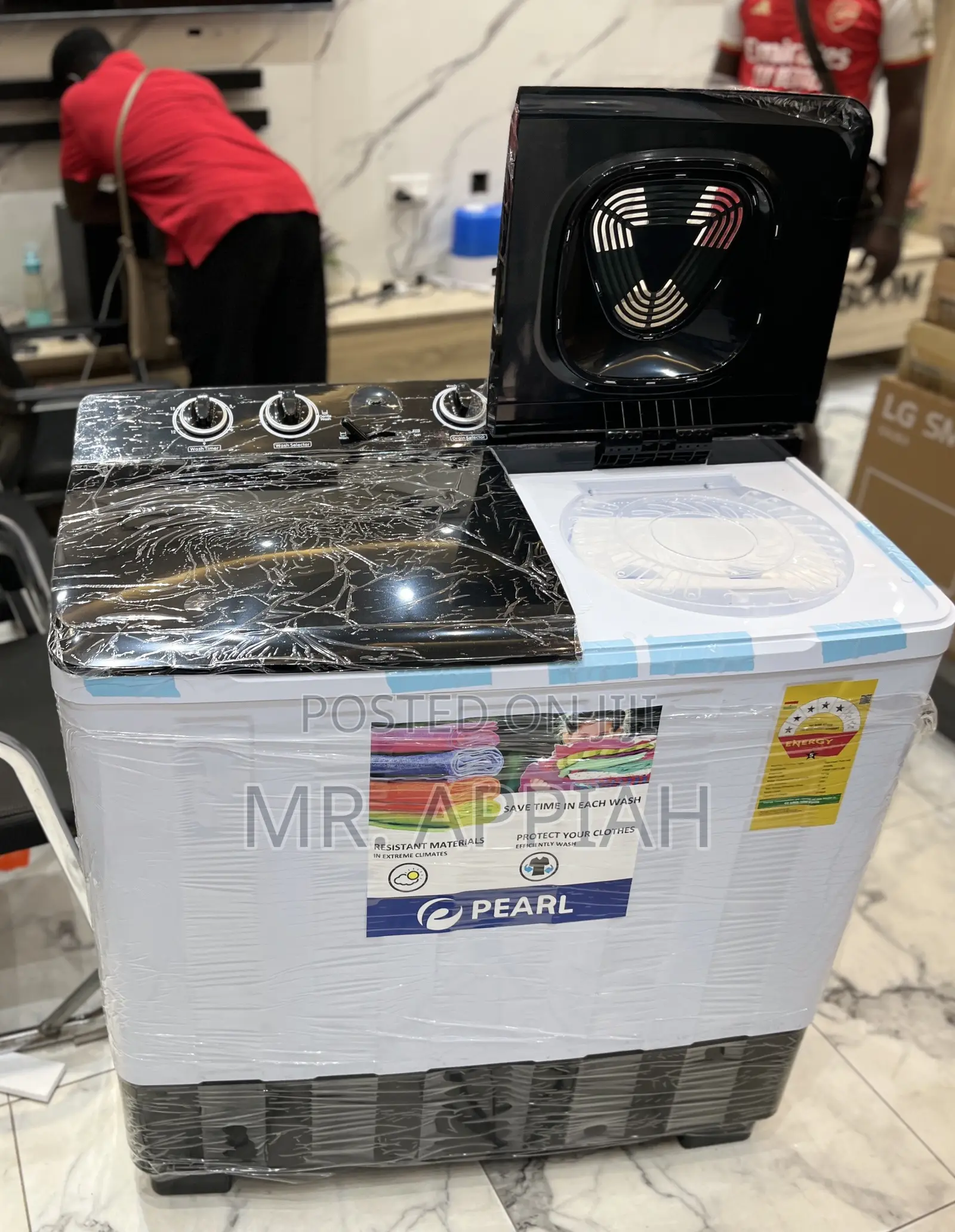 Classic Pearl 18kg Washing Machine 