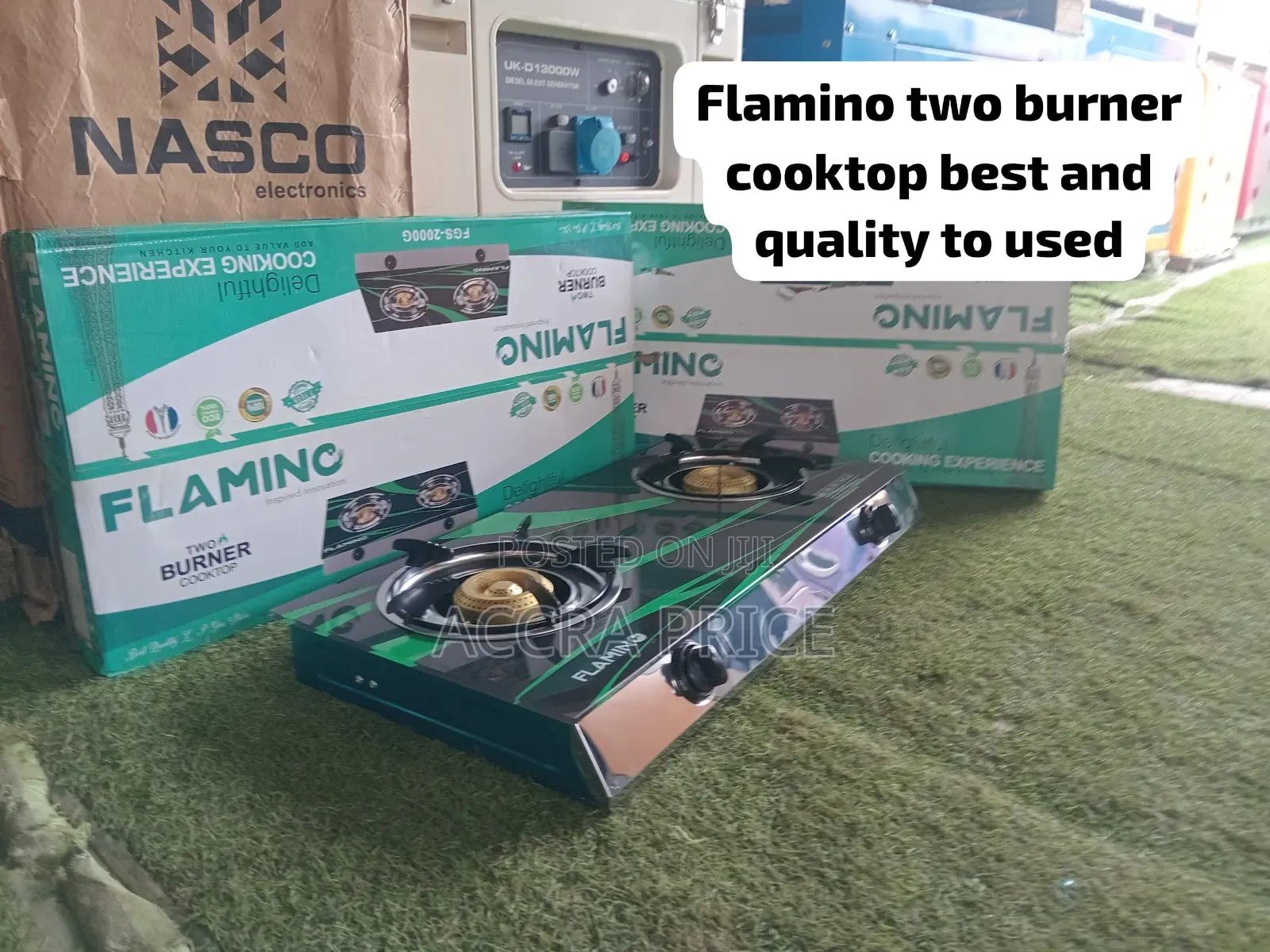Flamino 2 Burner Gas Stove – Fast Heating Efficient Gas Consumption