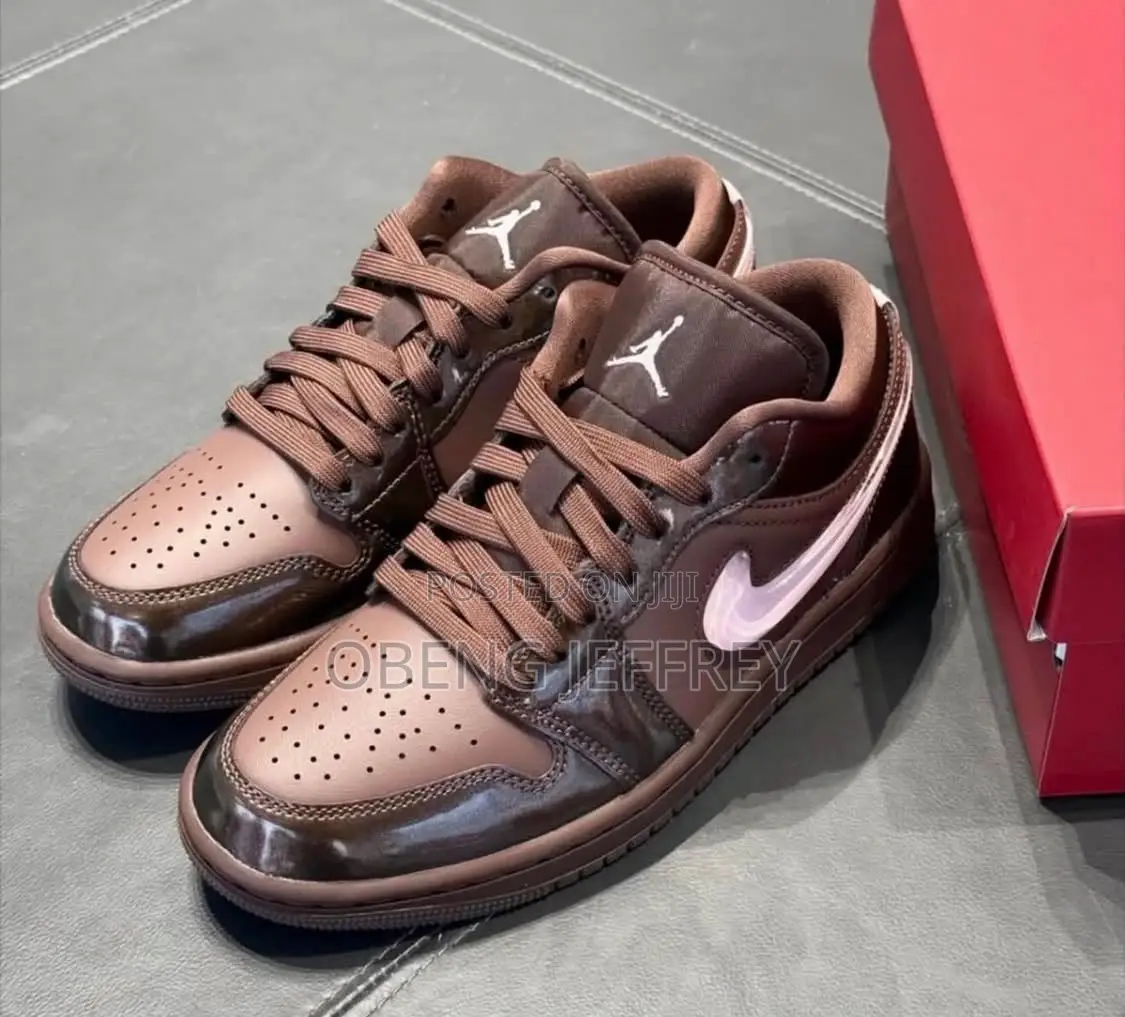 Original Air Jordan 1 Low Patent Leather Brown