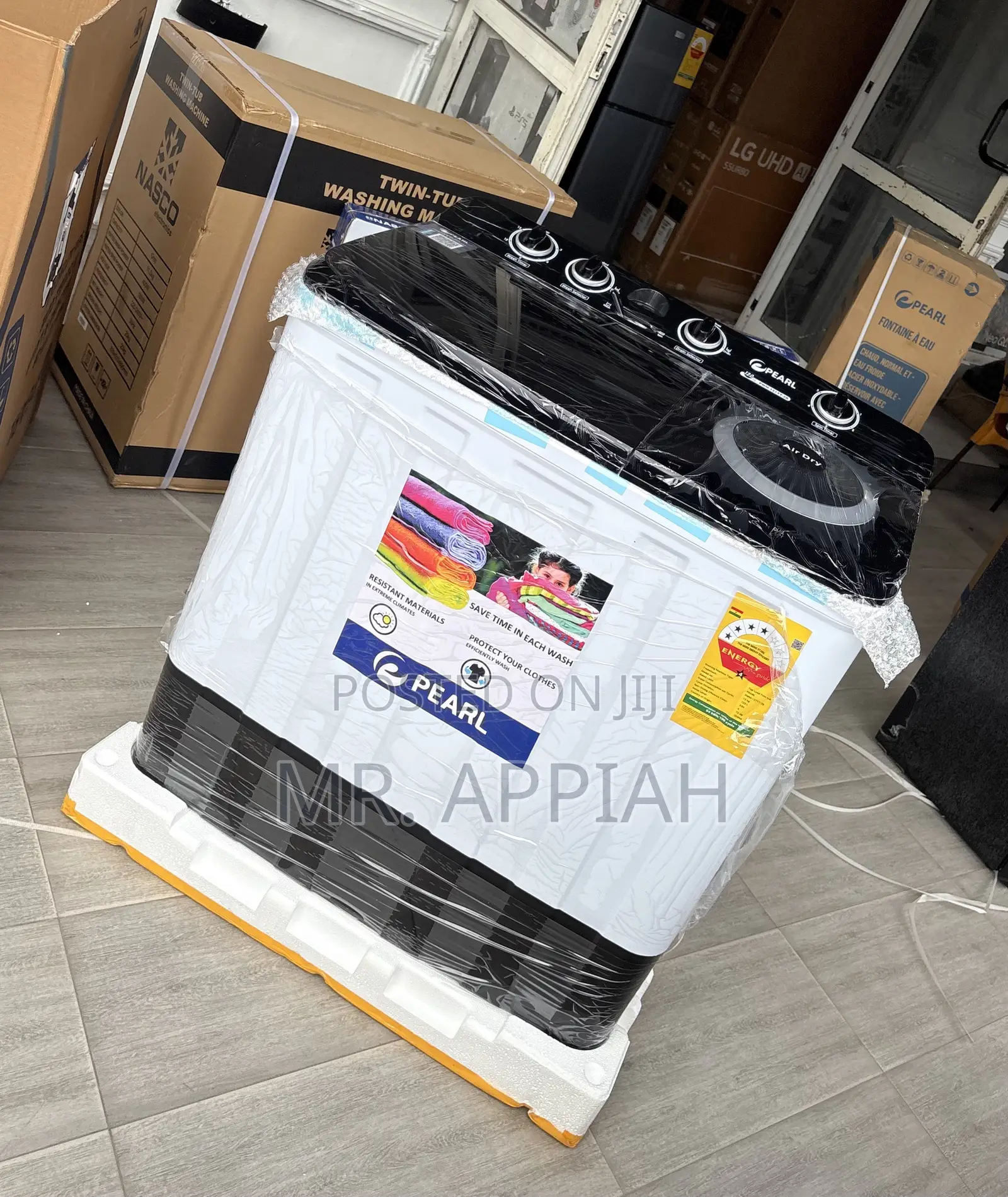 Order Pearl 12kg Twin Tub Washing Machine(Spin Dry) White