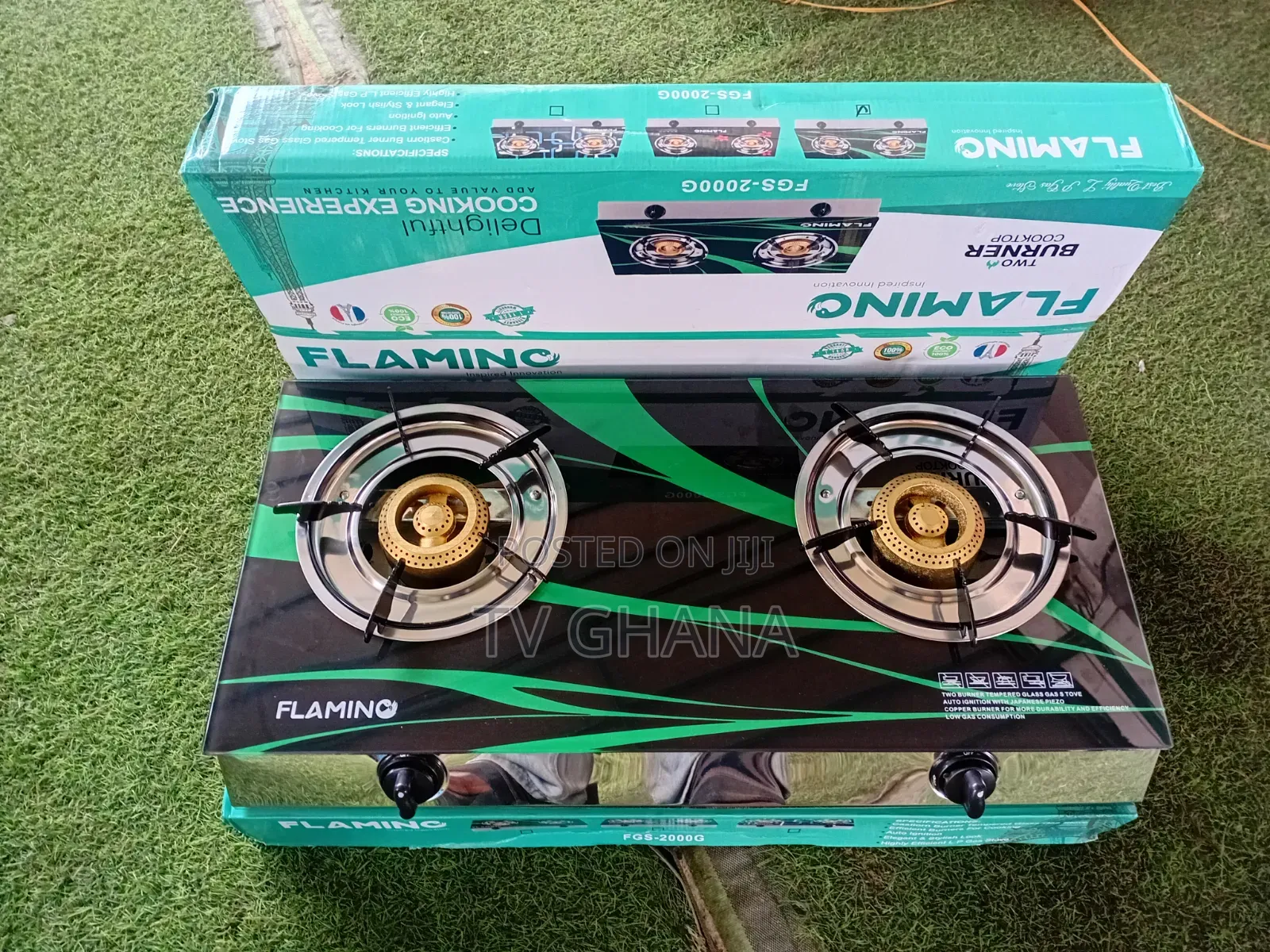 FLAMINO FGS_2000 Two Burner Gas Stove – Premium Quality, StrongFGS