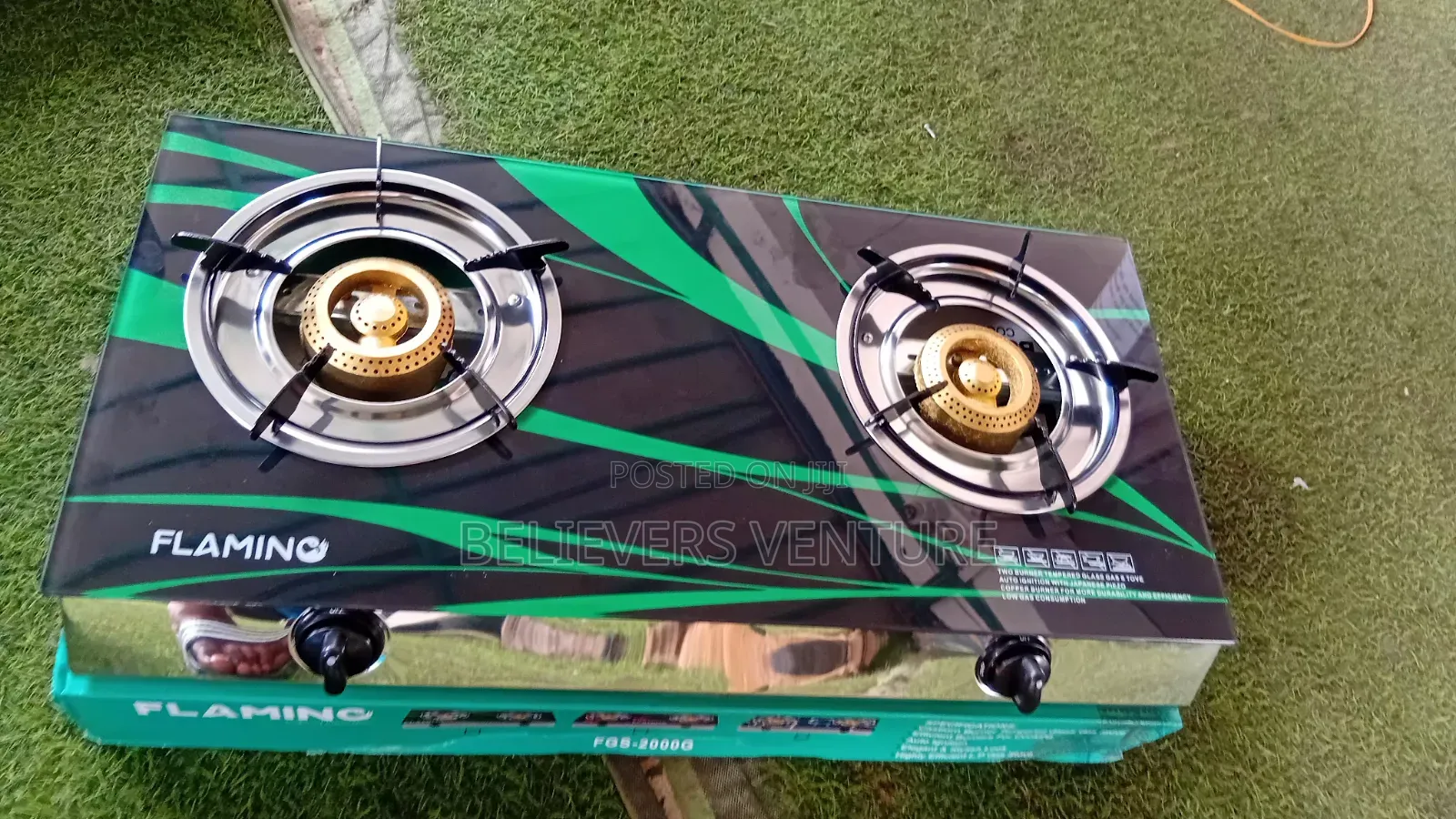 Flamino 2-Burner Gas Cooker – Neat Design, Powerful Performance