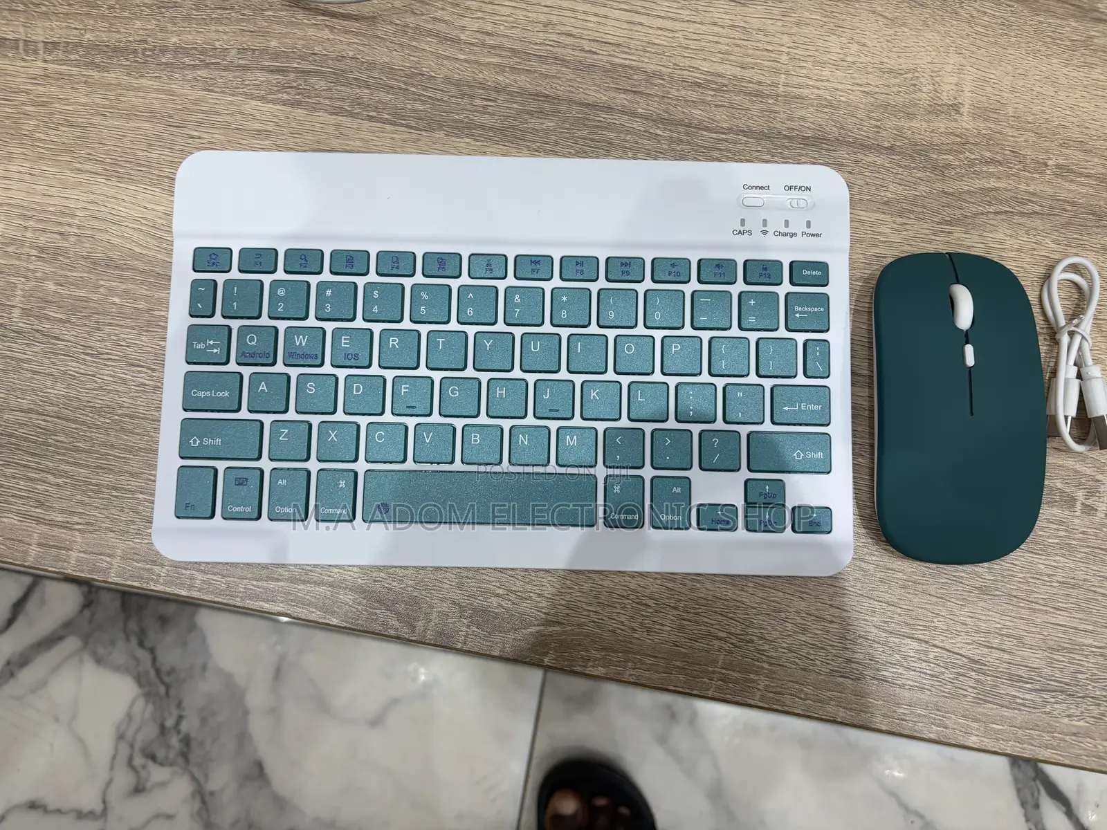 Wireless Bluetooth Keyboard Mouse for iPad,smartphone