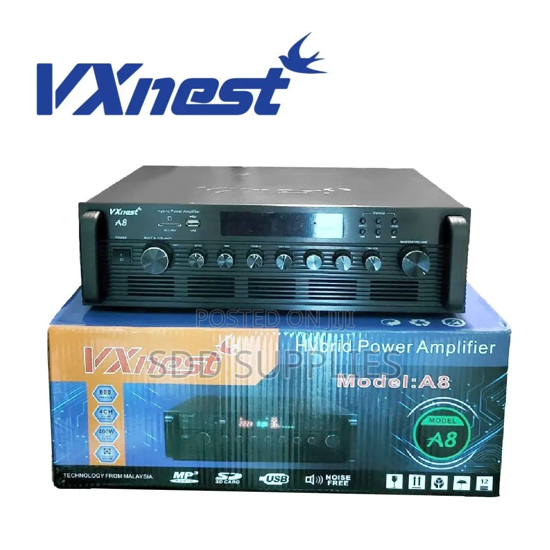 4 Zones 8 Channels 800 Watts Hybrid Power Amplifier From Malaysia