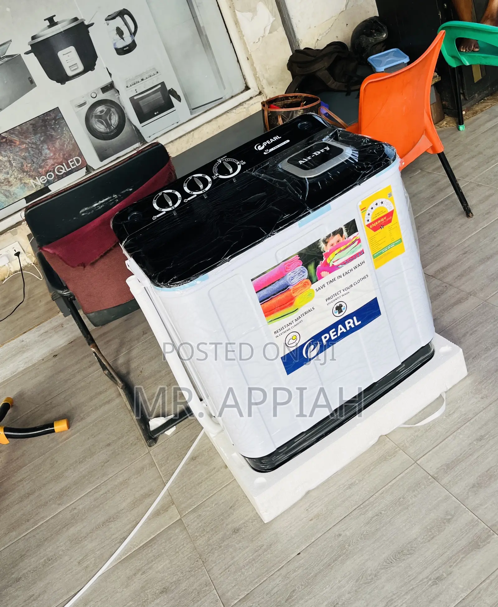 Order Pearl 7kg Twin Tub Washing Machine(Spin Dry) 