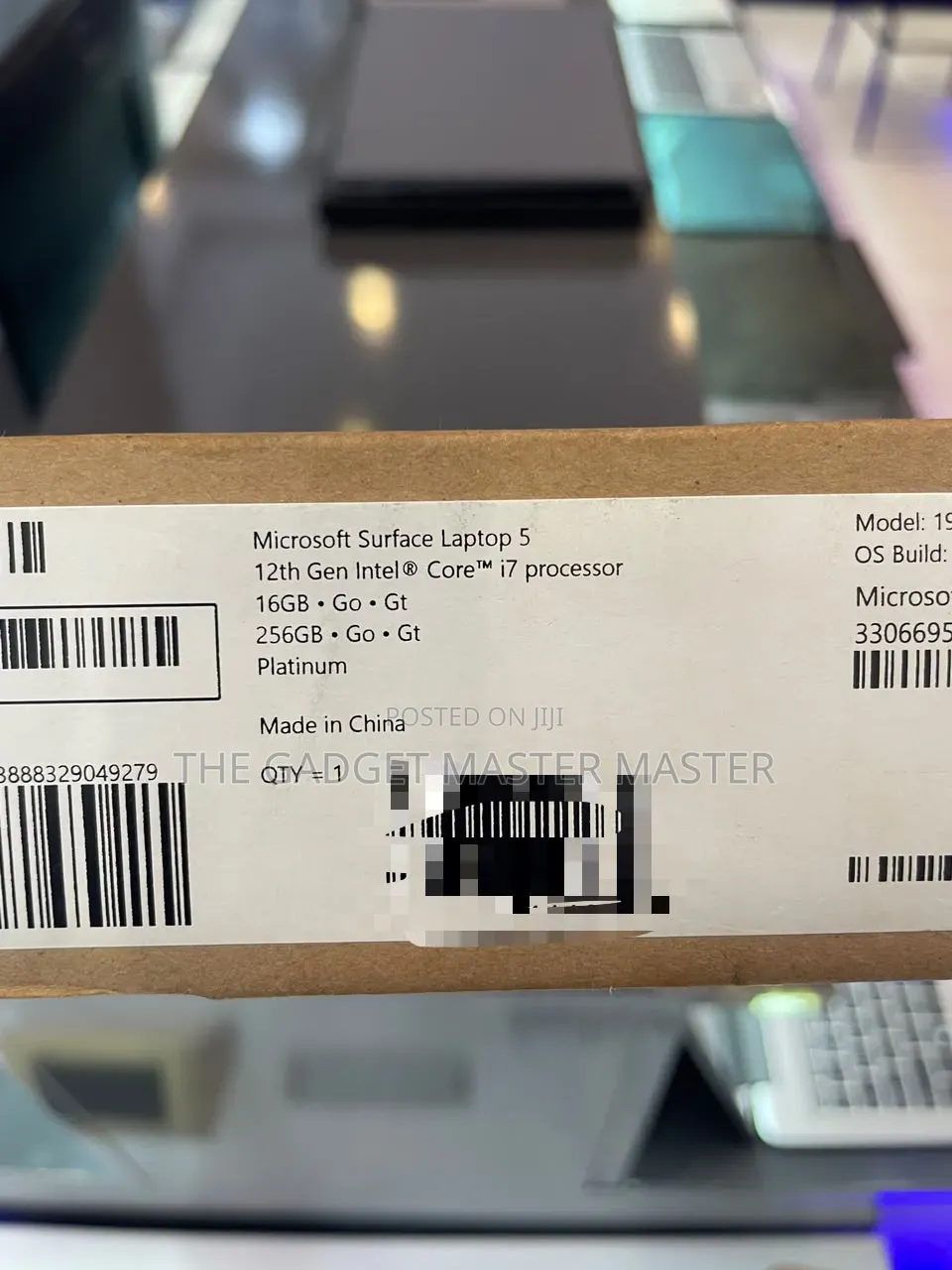 New Laptop Microsoft Surface Laptop 5 16GB Intel Core i7 SSD 256GB