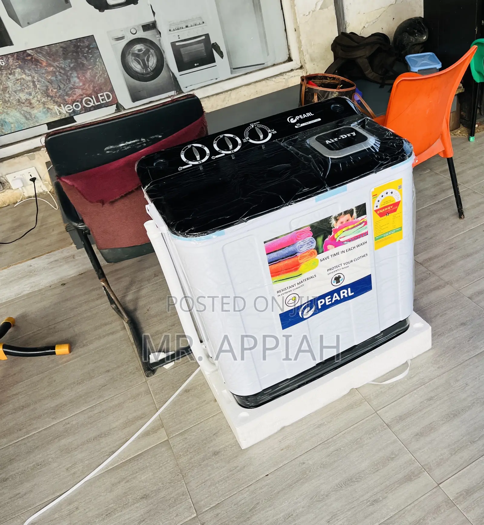Order Affordable Pearl Twin Tub Washing Machine(Top Load)