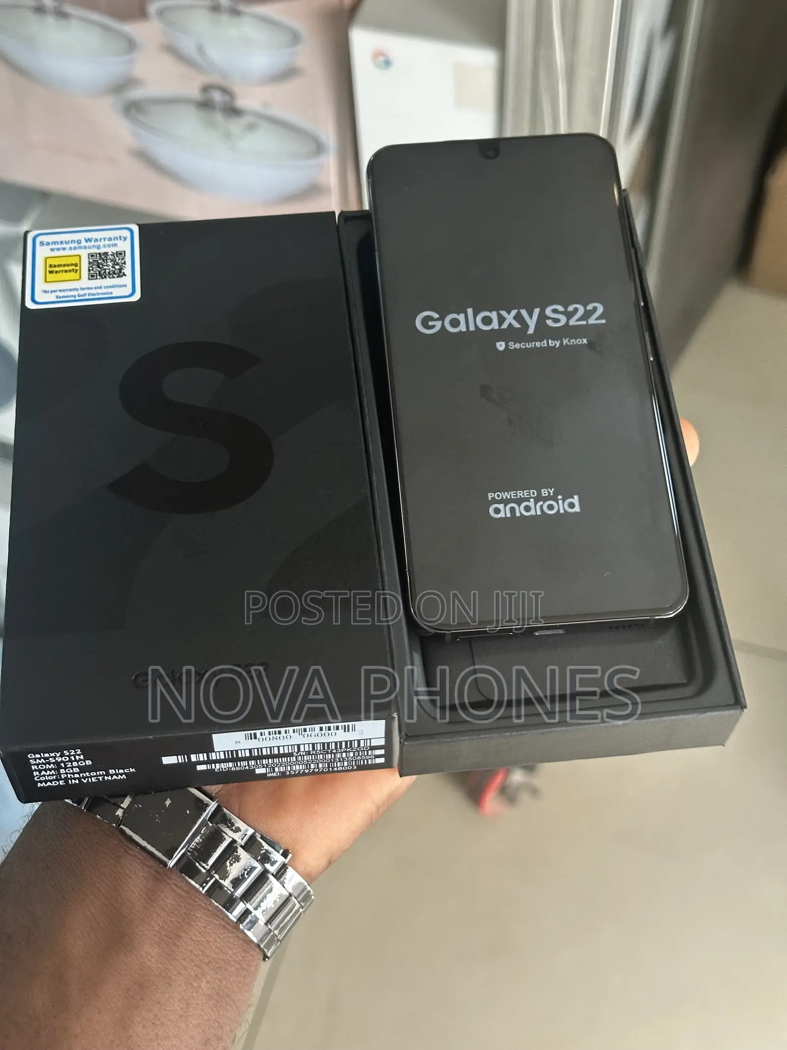 New Samsung Galaxy S22 5G 256 GB Black