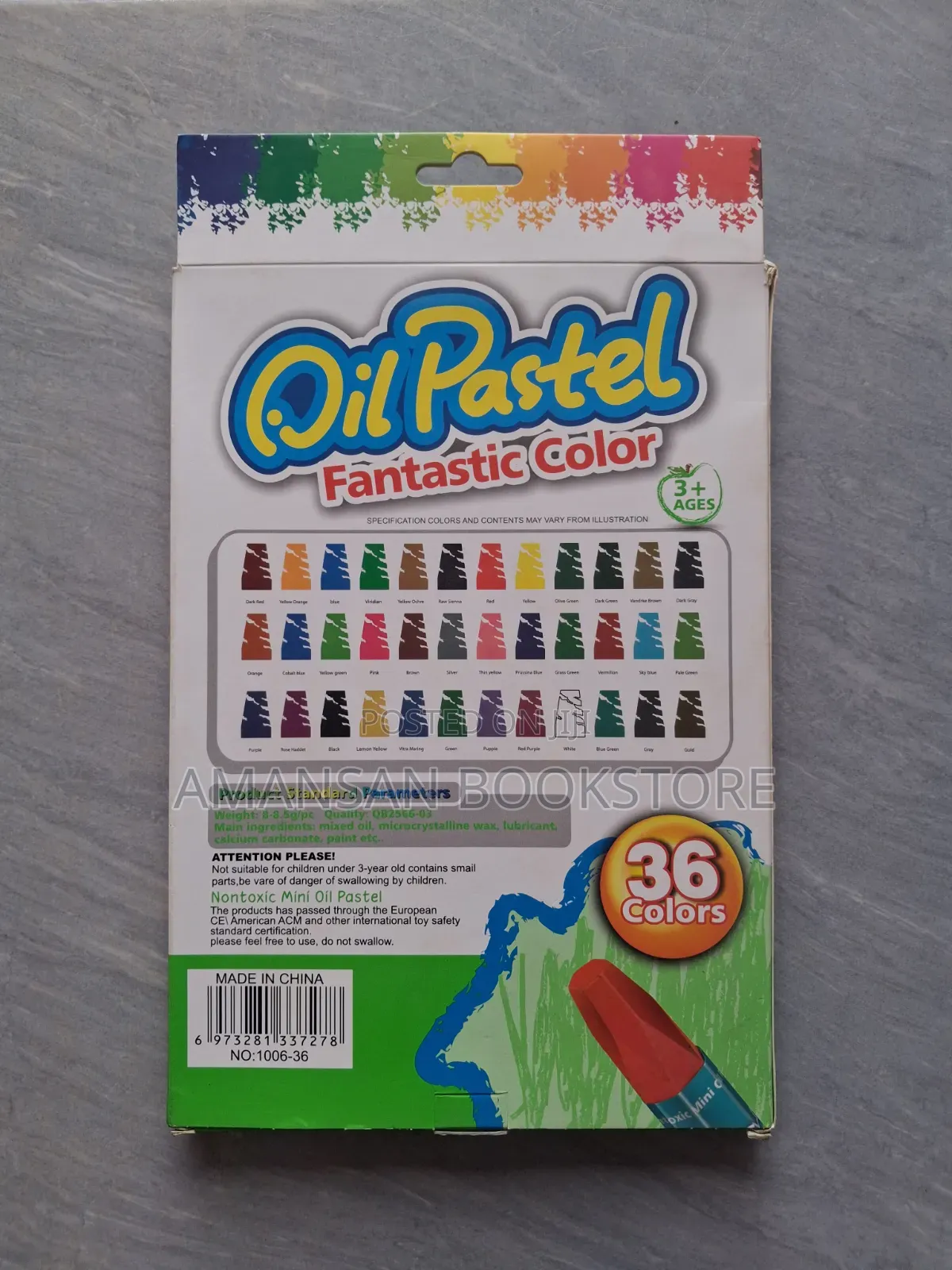 Oil Pastel Fantastic Color (36 Colors)