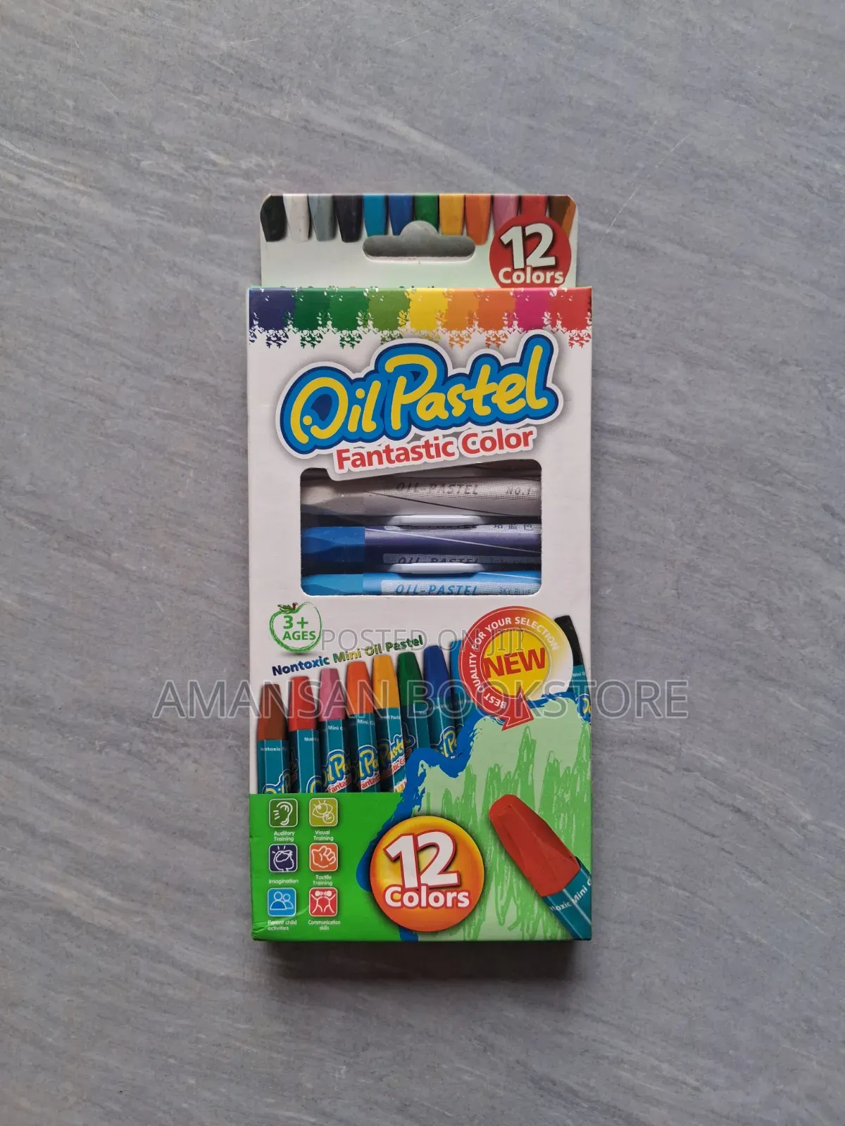 Oilpastel Fantastic Color (12 Colors)