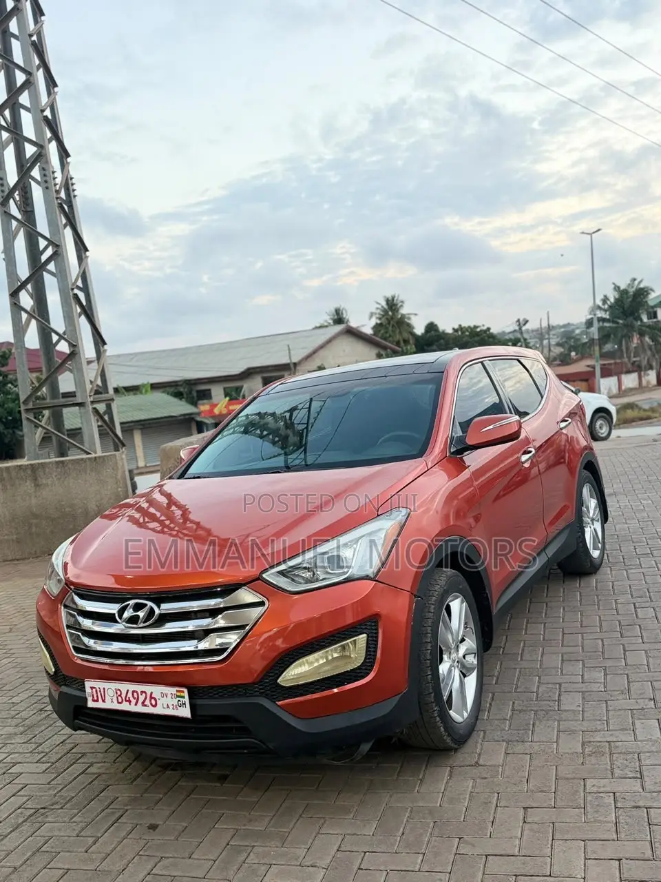Hyundai Santa Fe Limited 4dr SUV AWD (3.3L 6cyl 6A) 2015 Orange
