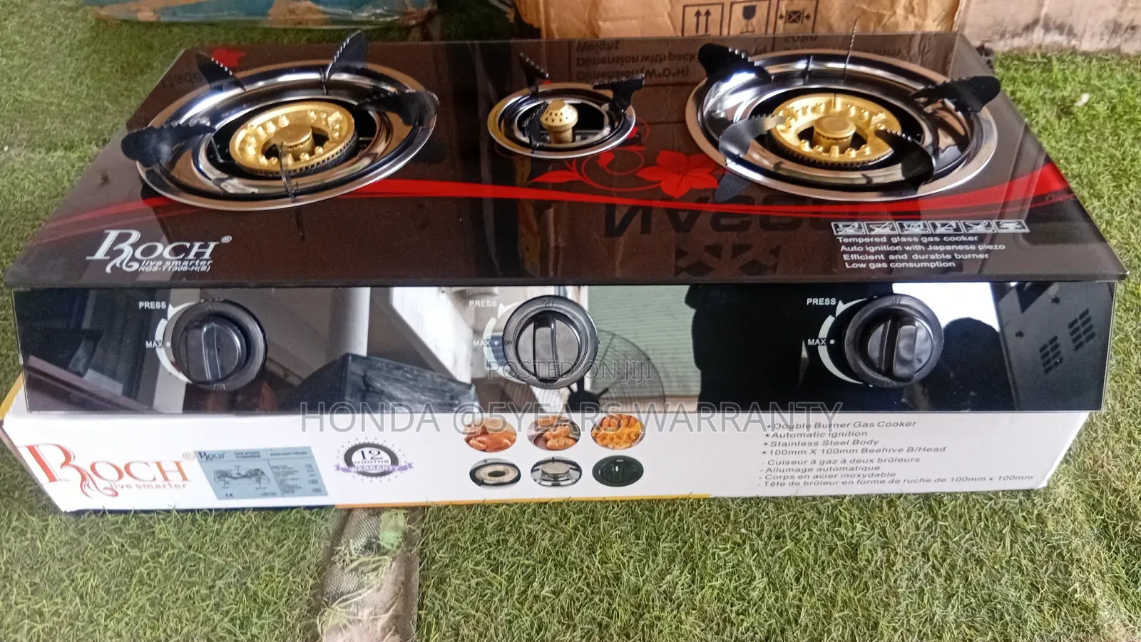 Stylish Roch Gas Cooker – Built for Everyday Cooking