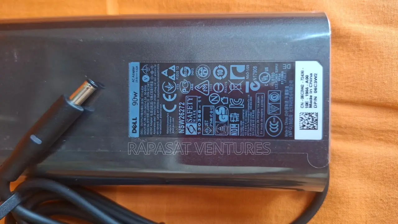 Genuine Dell 19.5v 4.62a 90w Small Pin Adapter