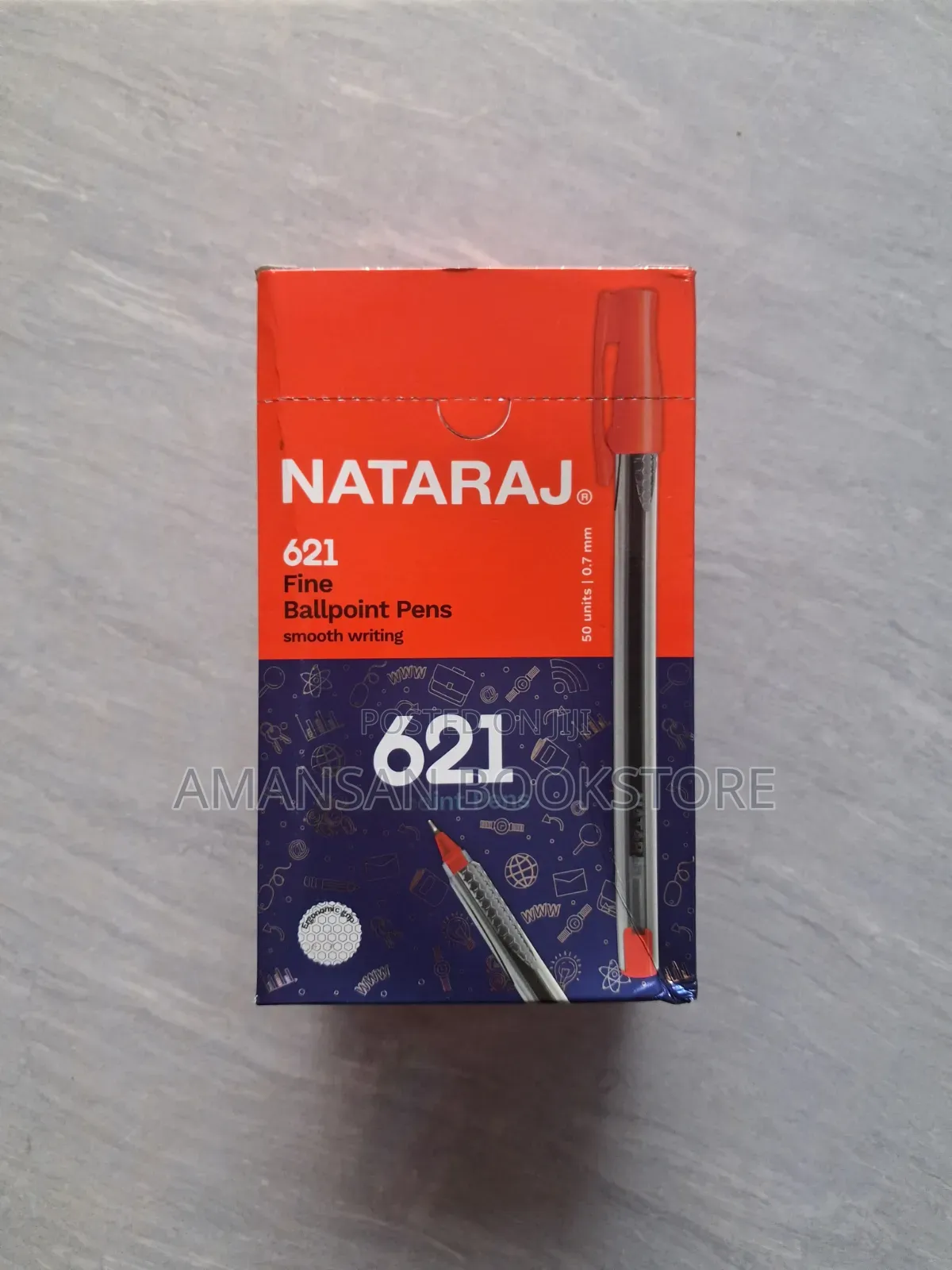 Nataraj Ballpoint Pen: Red