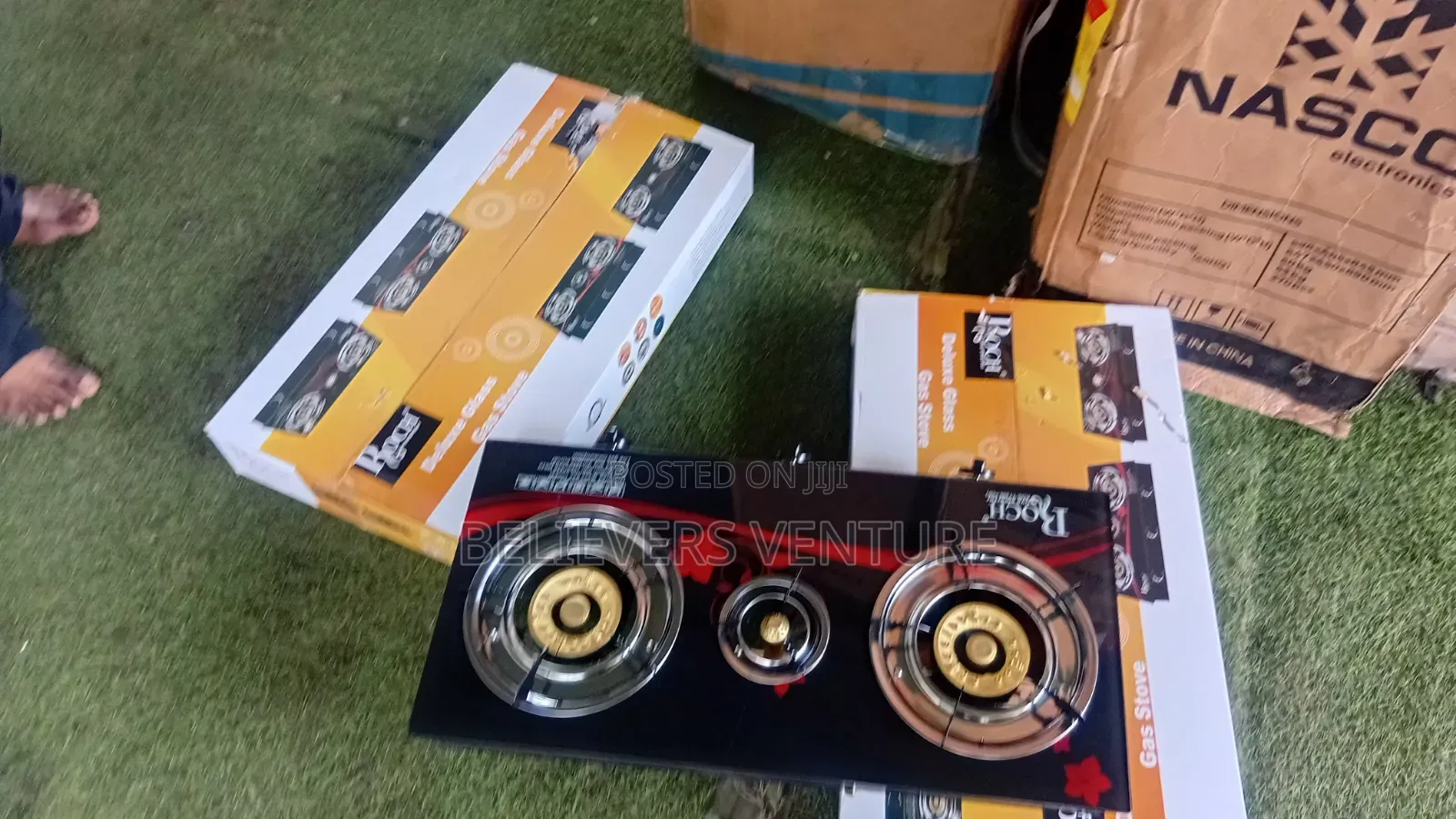 Roch 3 Burner Gas Cooker – Perfect Heat for Everyday Cooking