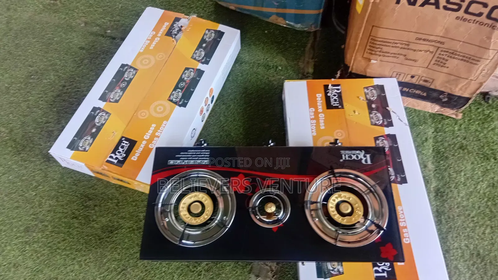Roch 3 Burner Gas Cooker – Perfect Heat for Everyday Cooking