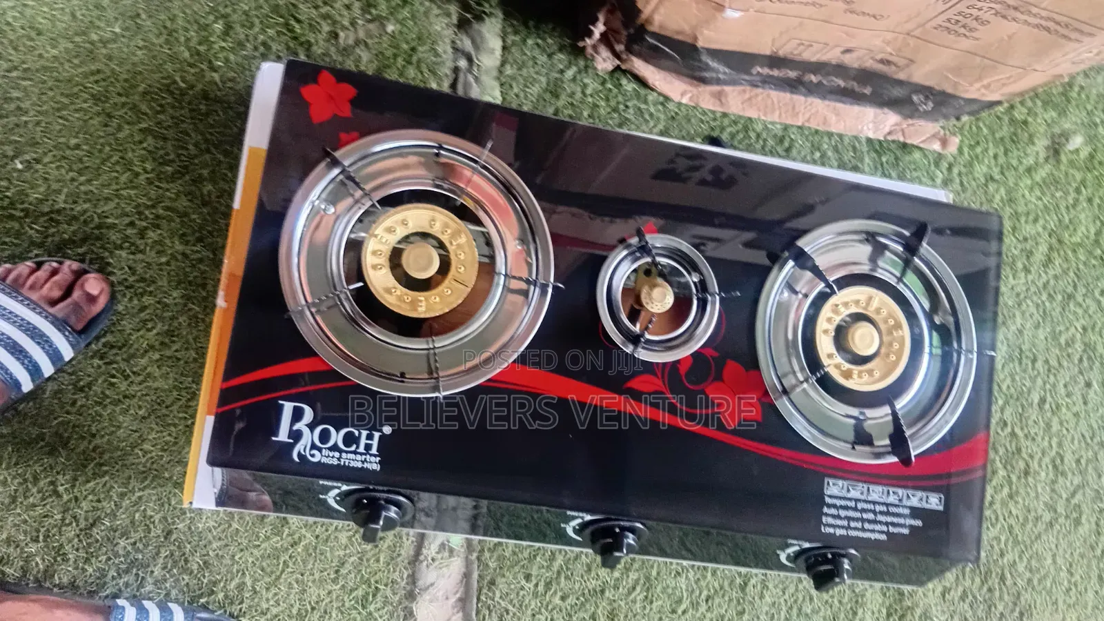Roch 3 Burners Cooker – Efficient Cooking for Your Home